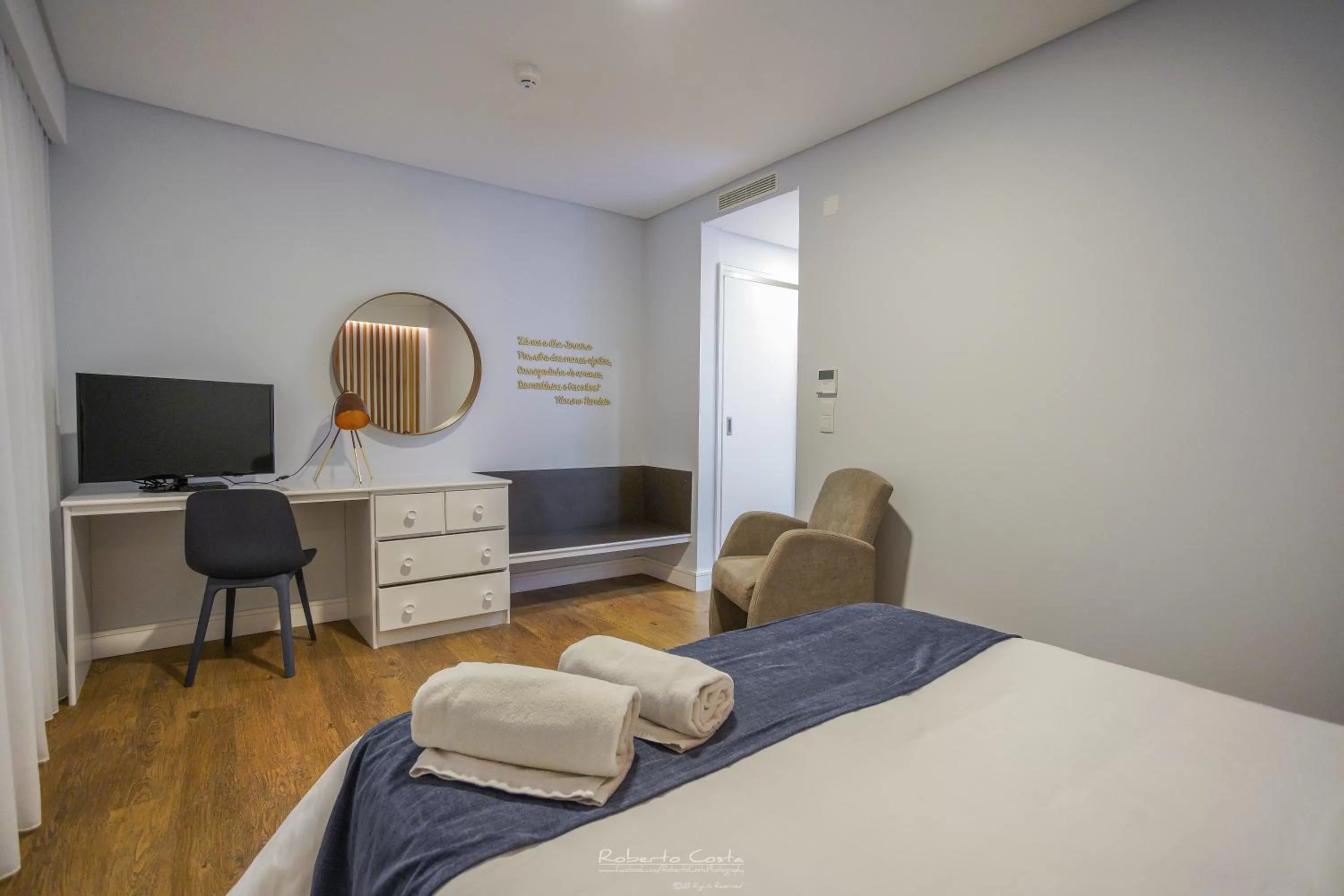 Bed in Hotel Teresinha