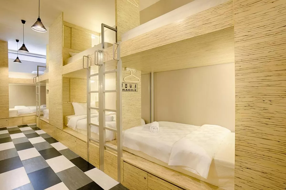 Shared Dormitory, Women only in the youniQ Hotel, Kuala Lumpur International Airport