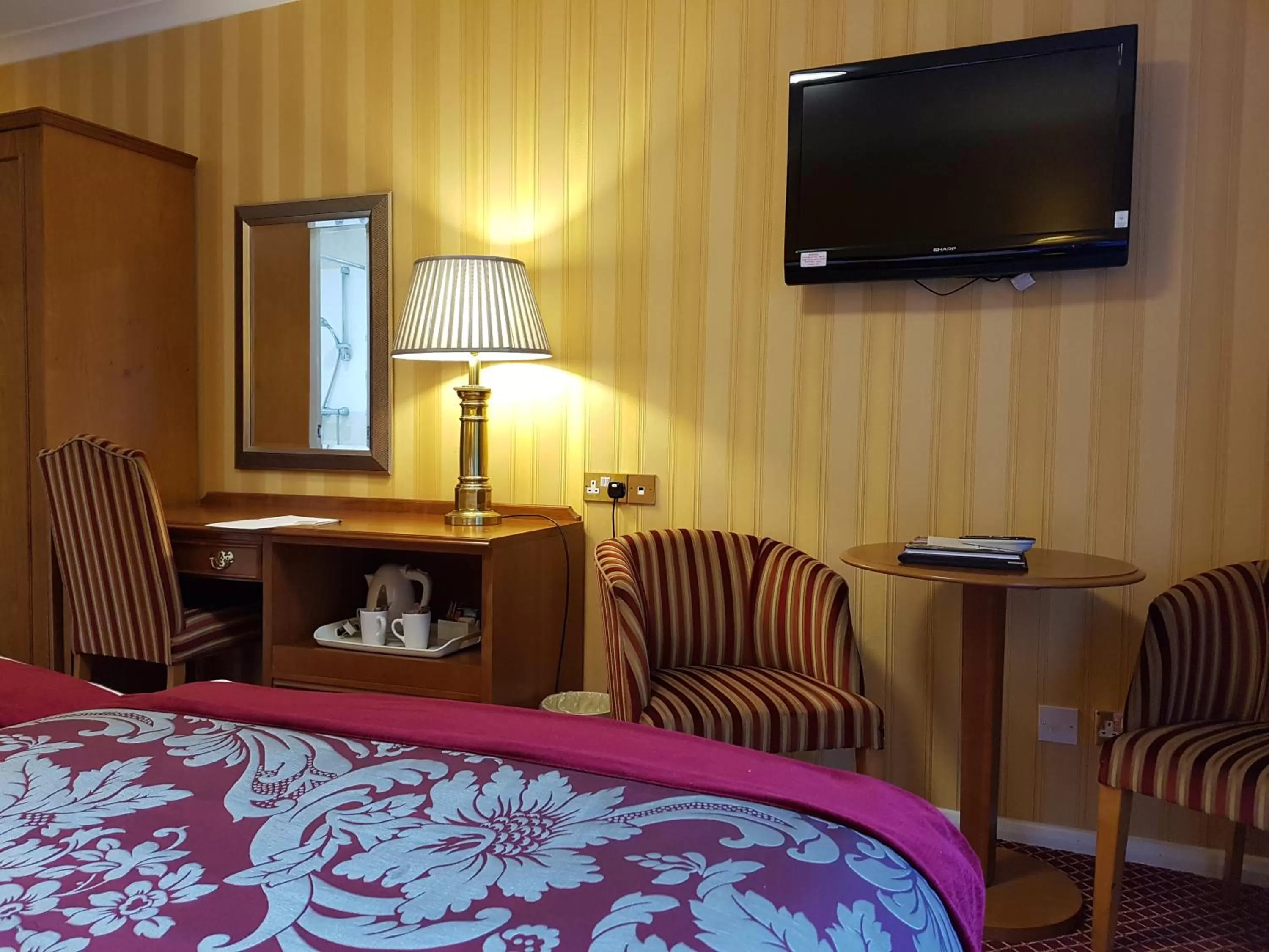 Bedroom, Bed in Buckatree Hall Hotel