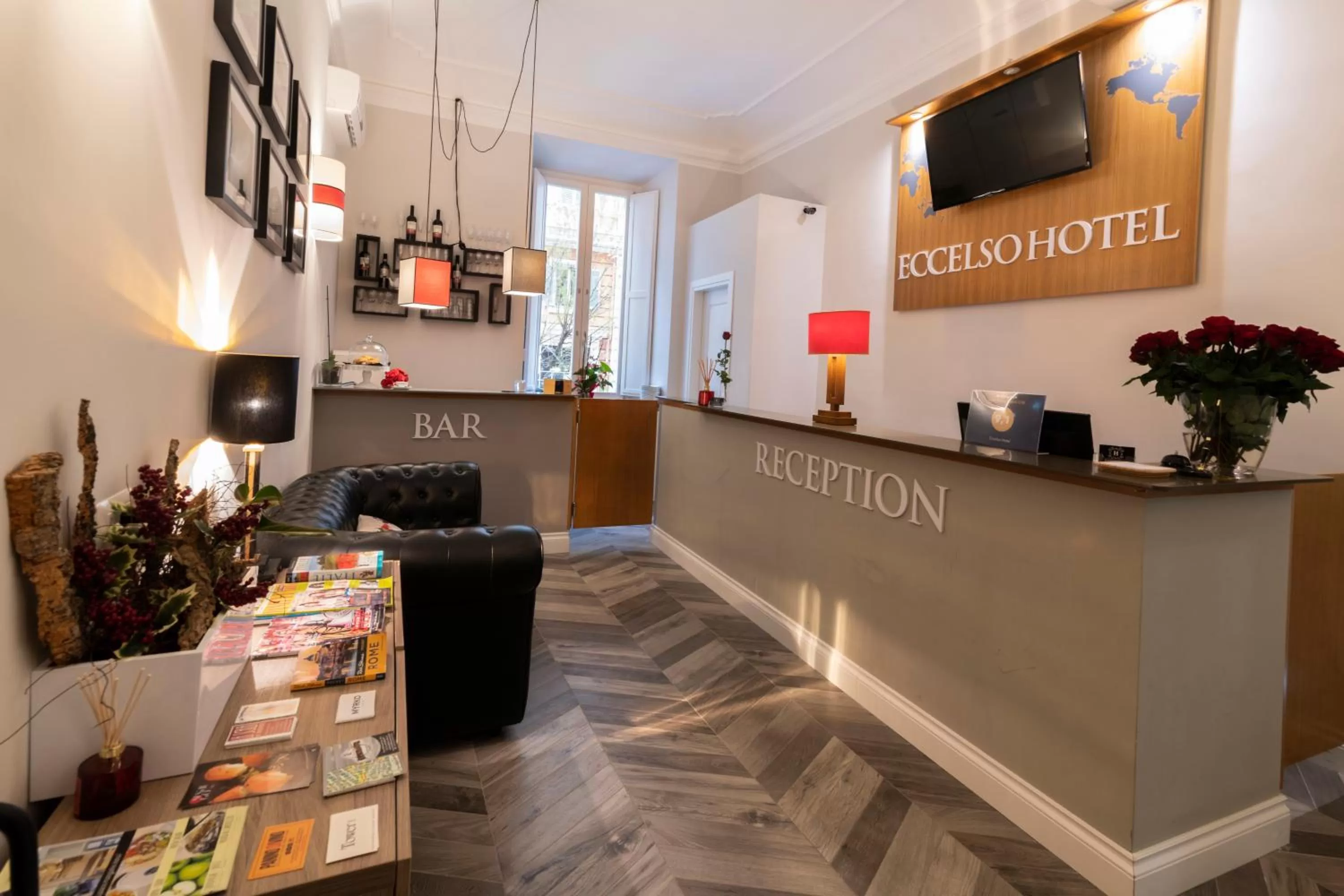 Lobby or reception in Eccelso Hotel