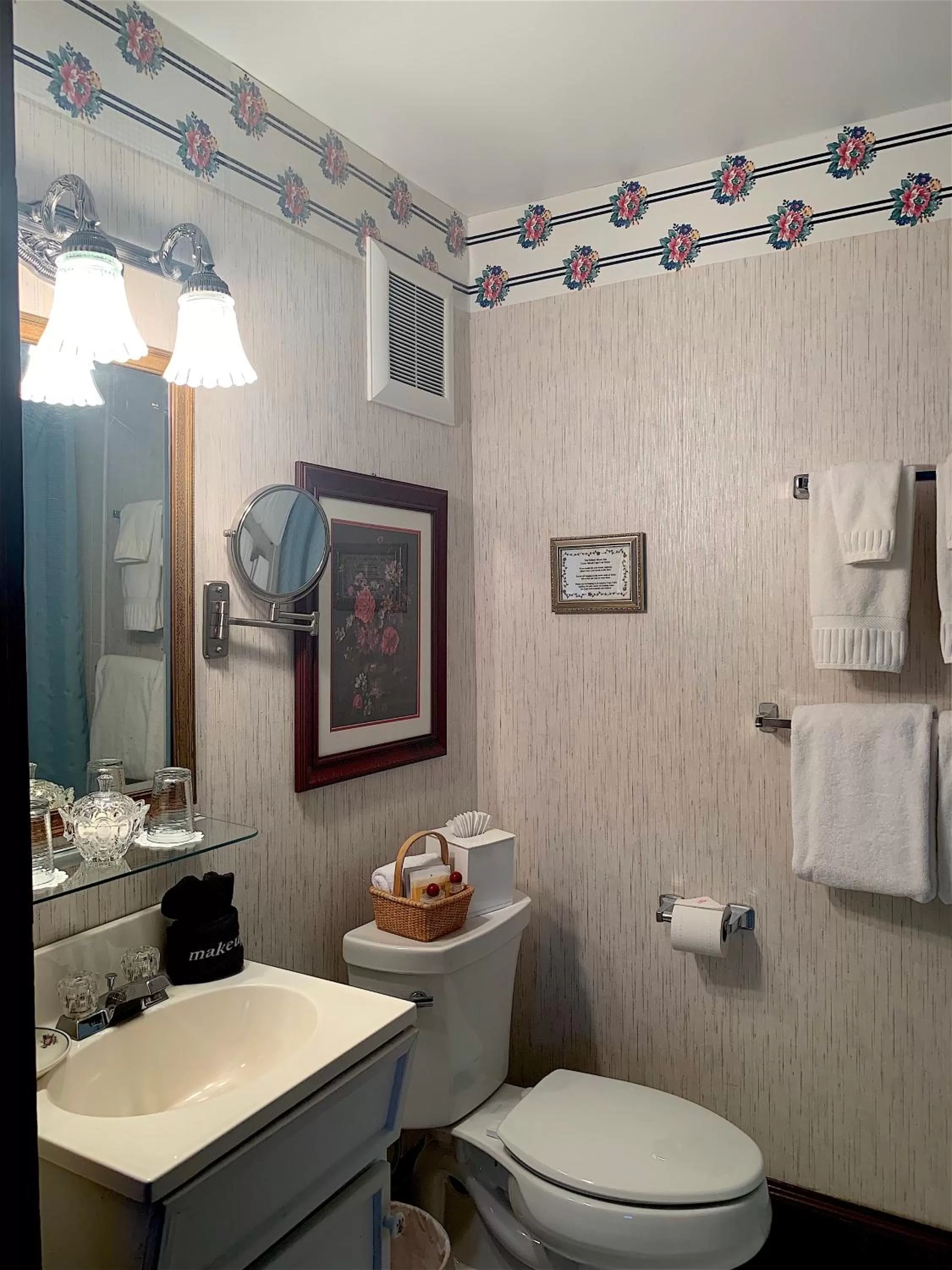 Toilet in Palmer House Inn