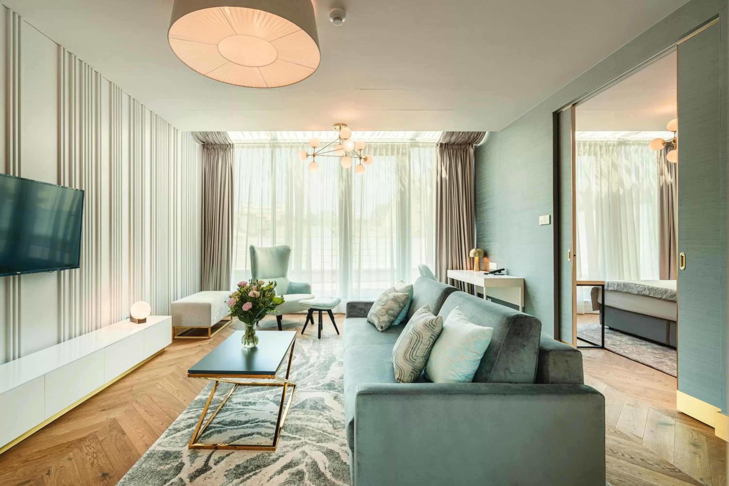 Living room in Hotel Ferreus Modern Art Deco