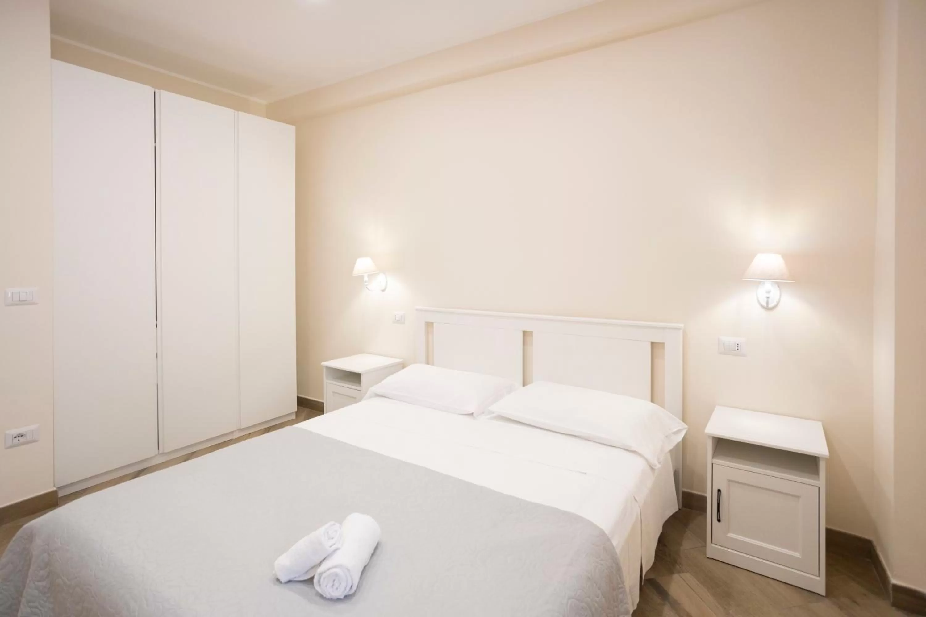 Bedroom, Bed in Residence O'Sole Mio Pompei