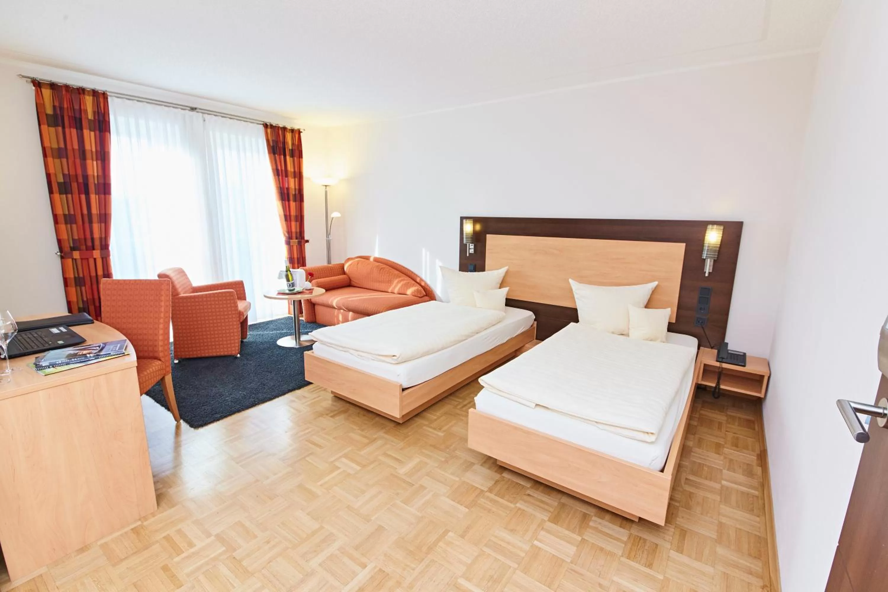 Photo of the whole room, Bed in Hotel & Restaurant Pötter