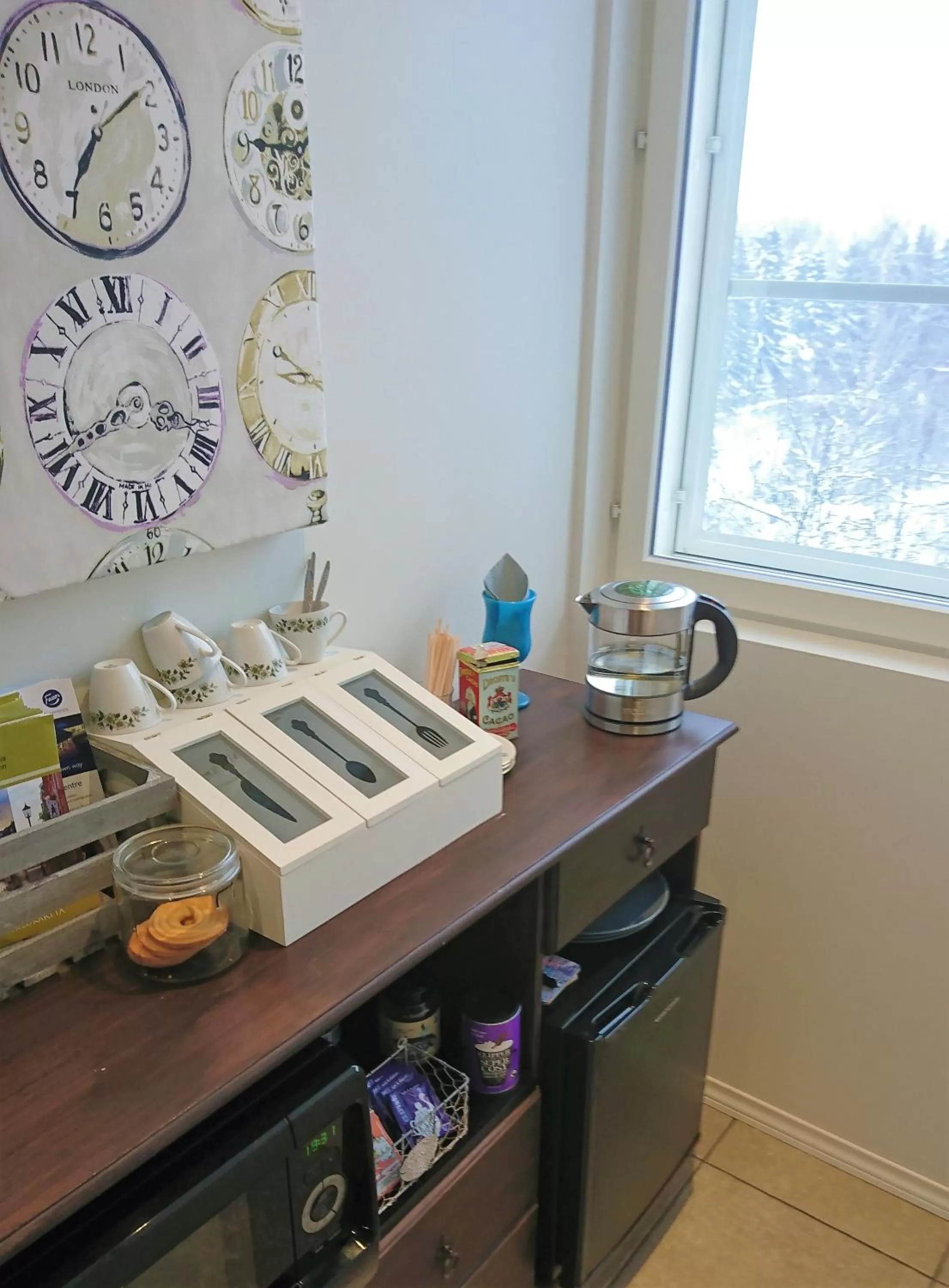 Coffee/tea facilities in Villa Jokivarsi Bed & Breakfast