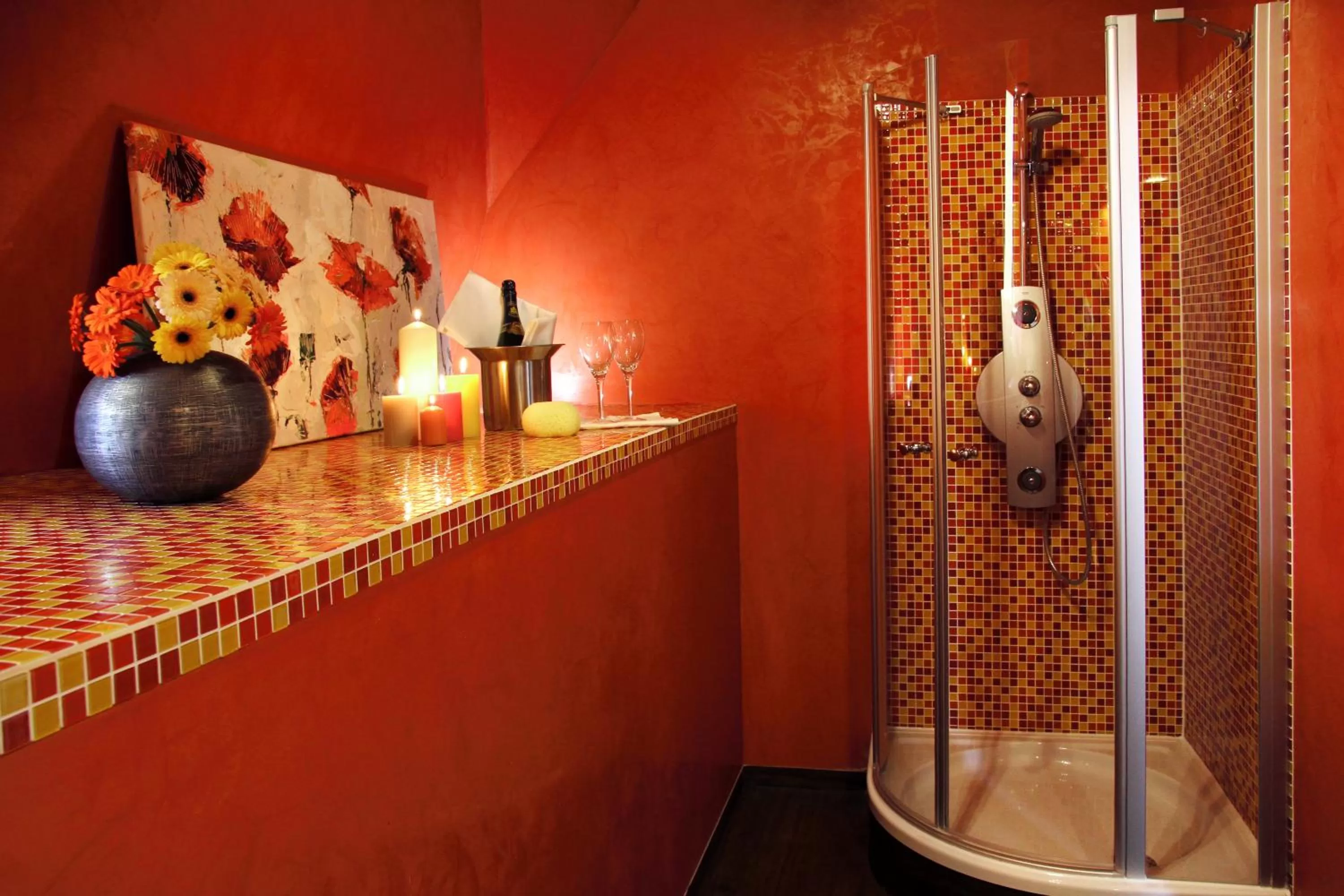 Shower, Bathroom in Villa Astoria - Suiten am Meer