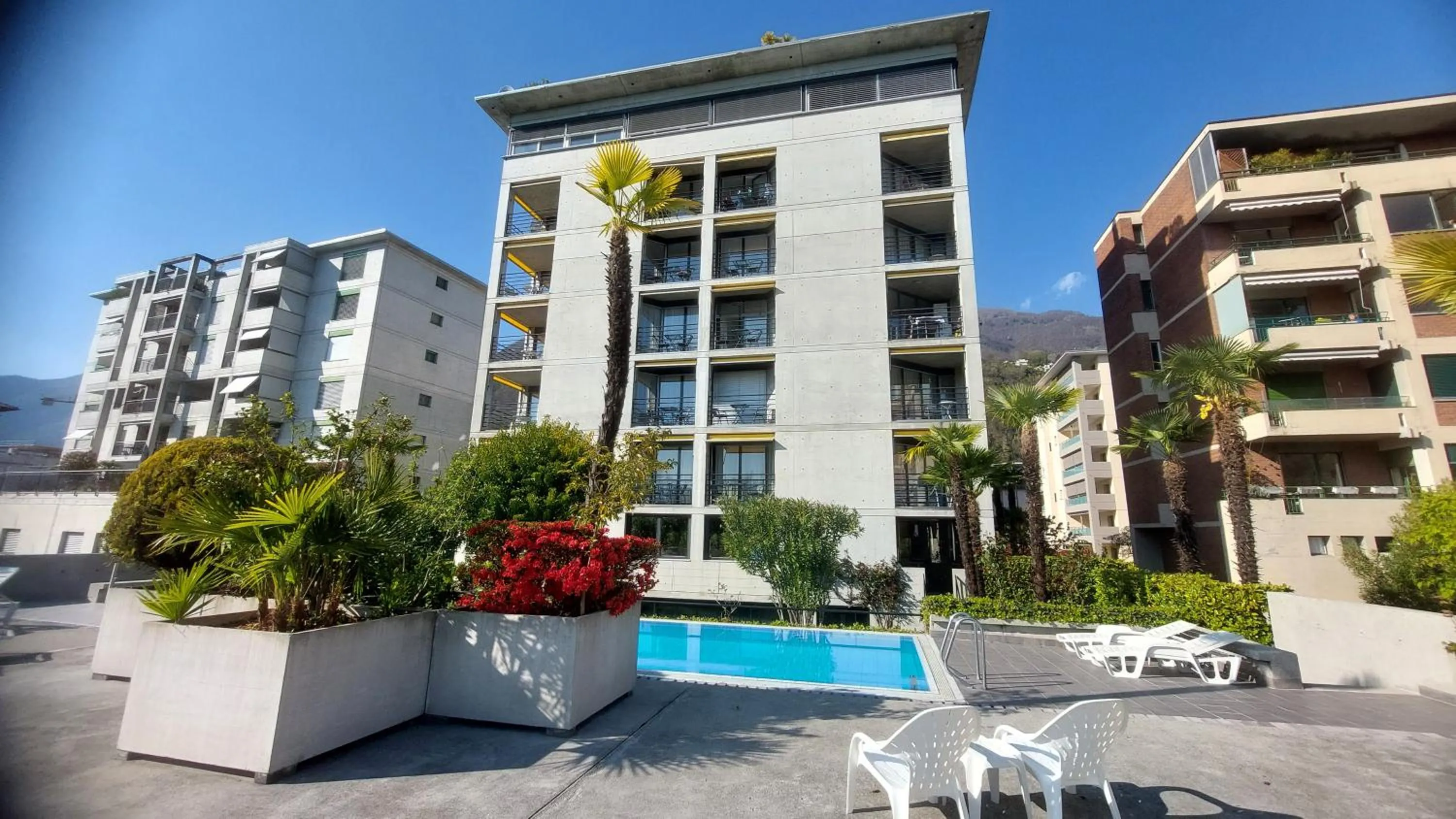 Property building in Hotel Nessi Locarno