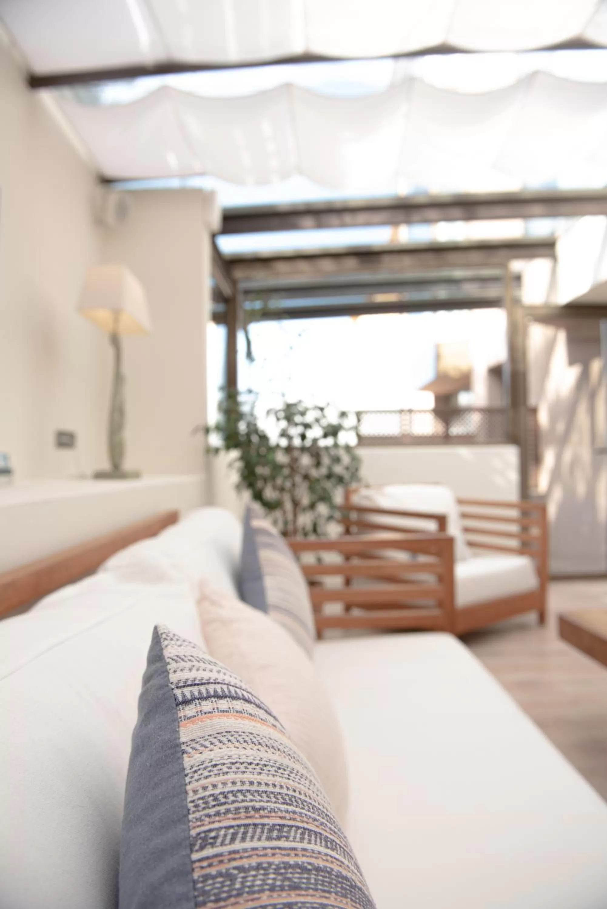Seating area, Bed in El Petit Convent