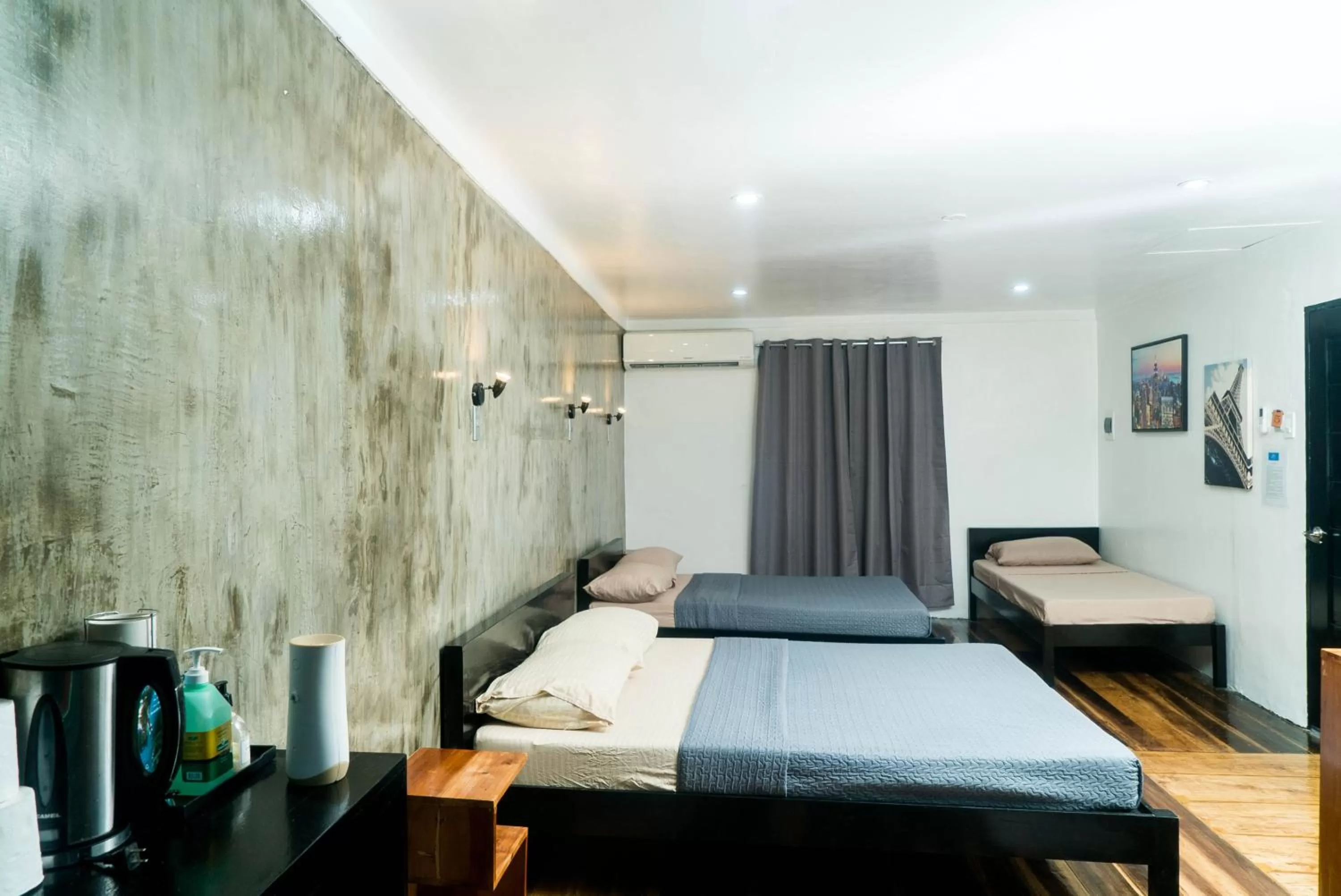 Bed in OKEANOS HOTEL