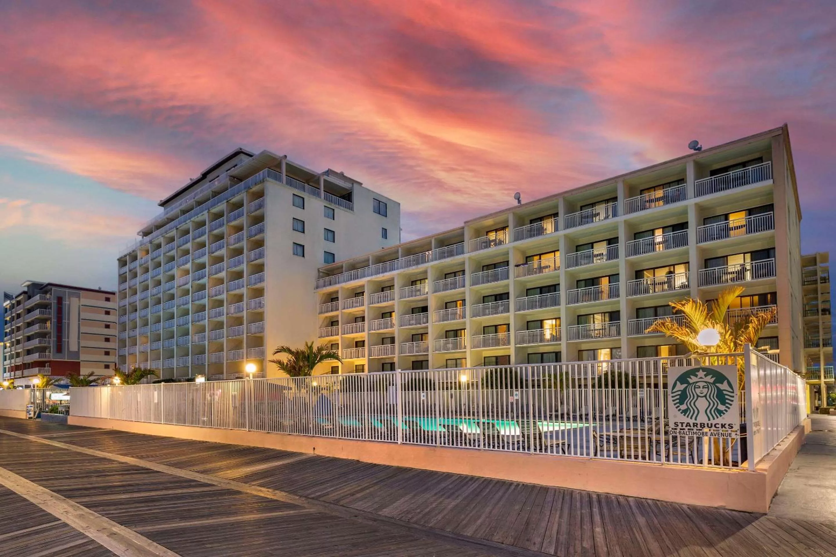 Property building in Quality Inn Boardwalk