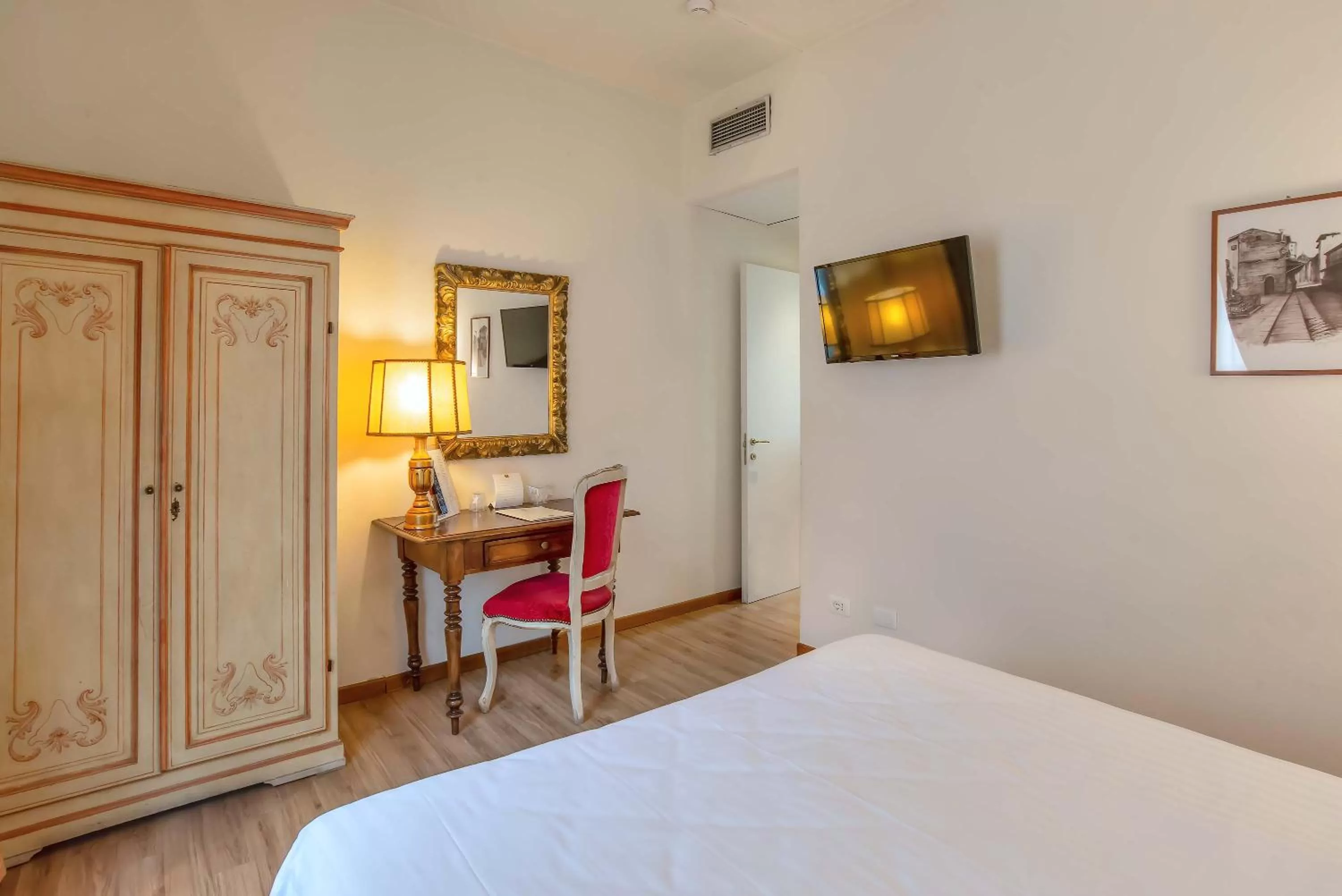 Bed in Hotel Machiavelli Palace