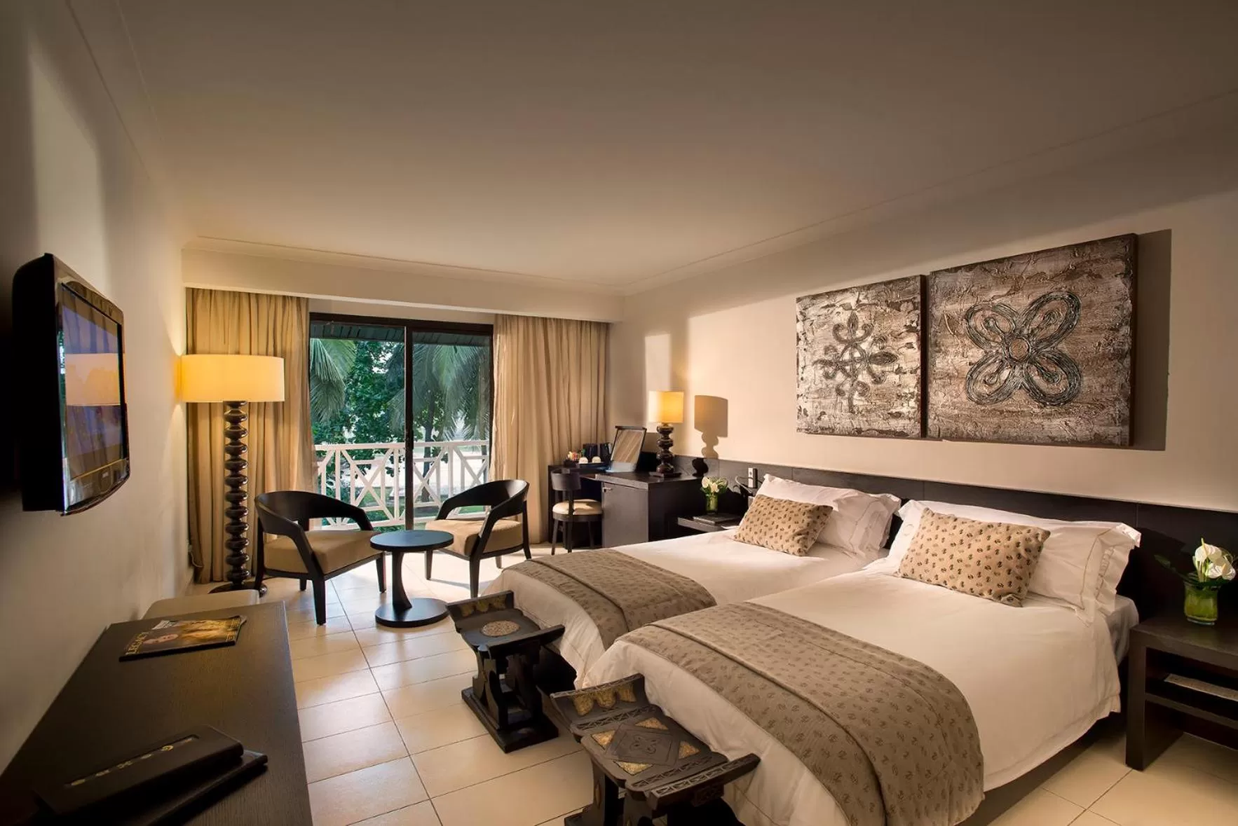 Bed in Labadi Beach Hotel