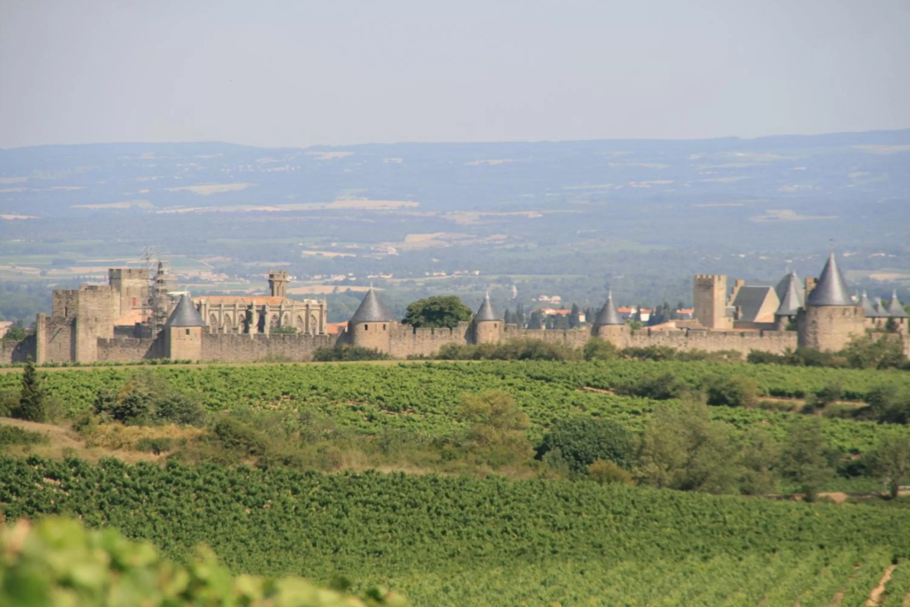 City view in La Maison sur la Colline