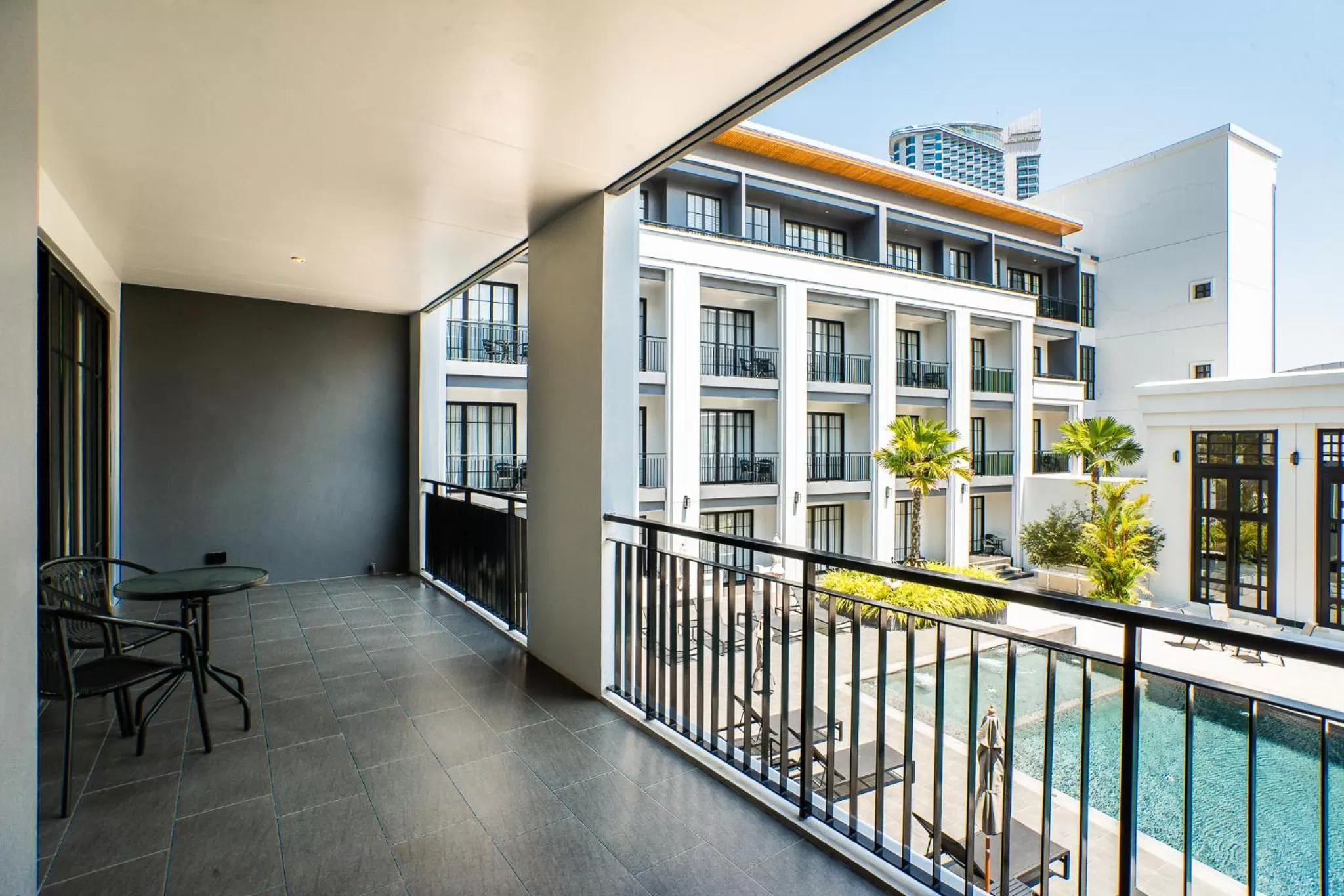 Balcony/Terrace in One Patio Hotel Pattaya - SHA Extra Plus