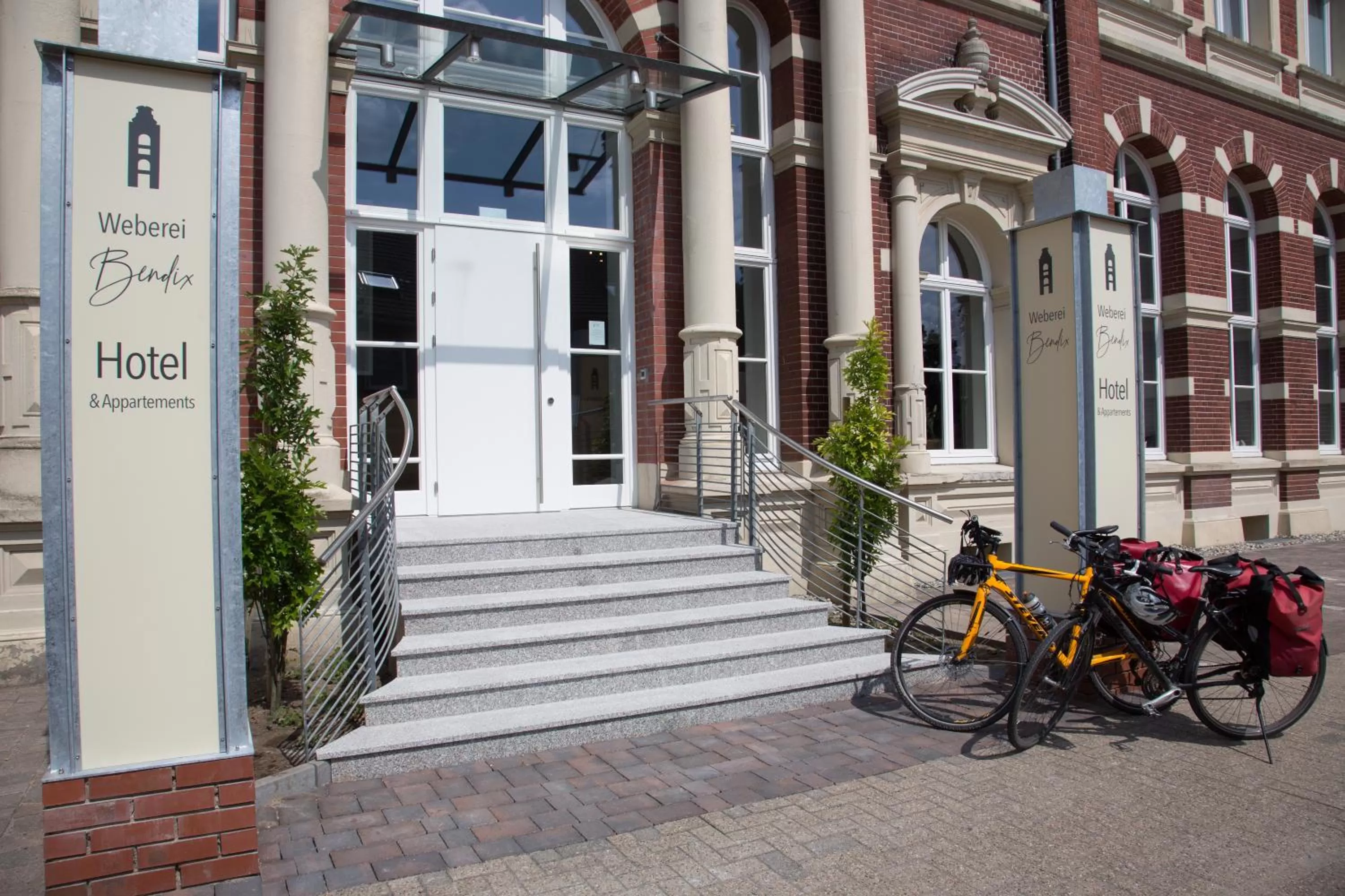 Facade/entrance in Weberei Bendix Hotel & Appartements