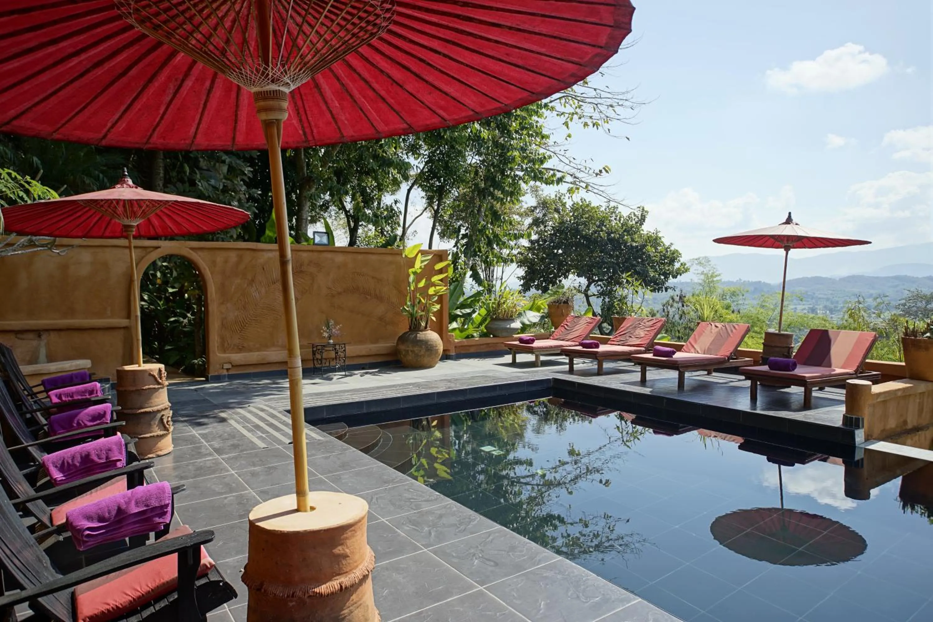 Swimming pool in Phu Chaisai Chiang Rai Mountain Resort