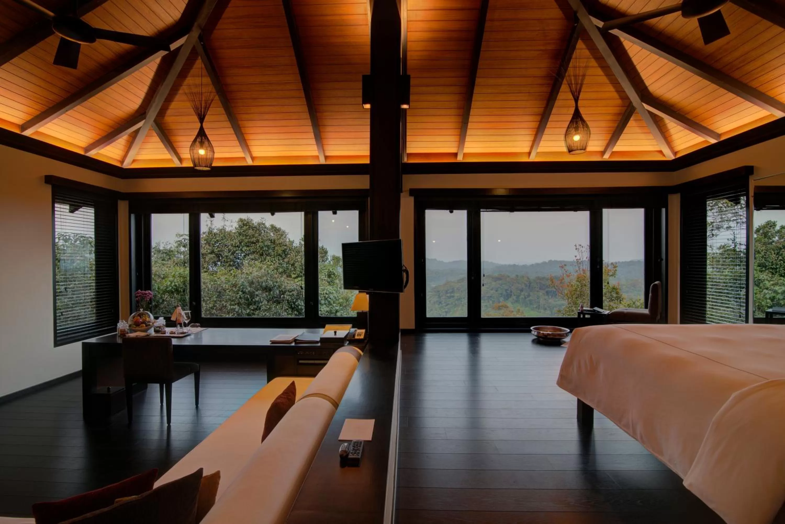 View (from property/room), Bed in Taj Madikeri Resort & Spa Coorg