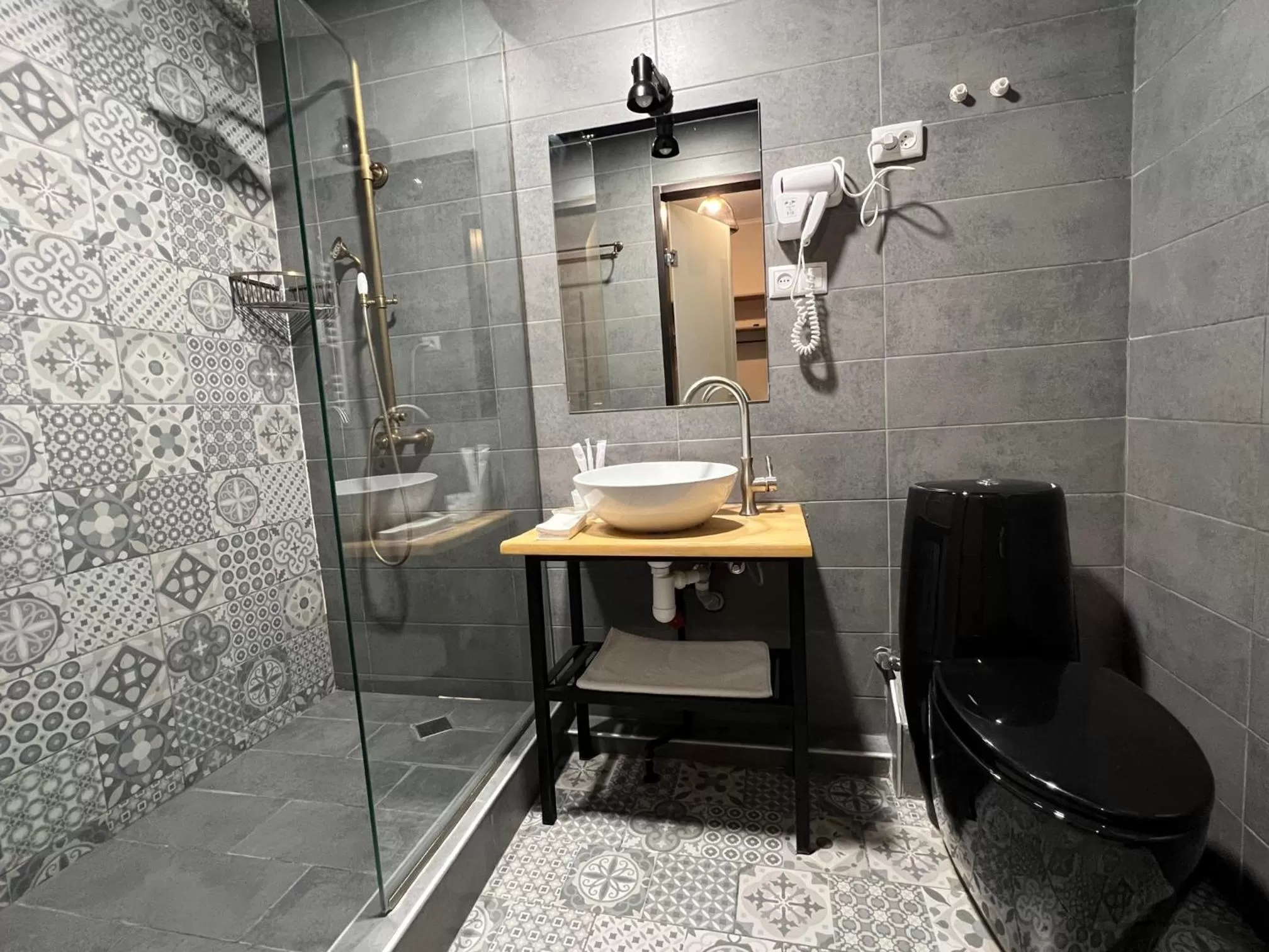 Shower in Gudauri Loft Hotel
