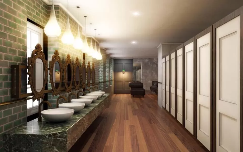 Toilet in The George Hotel