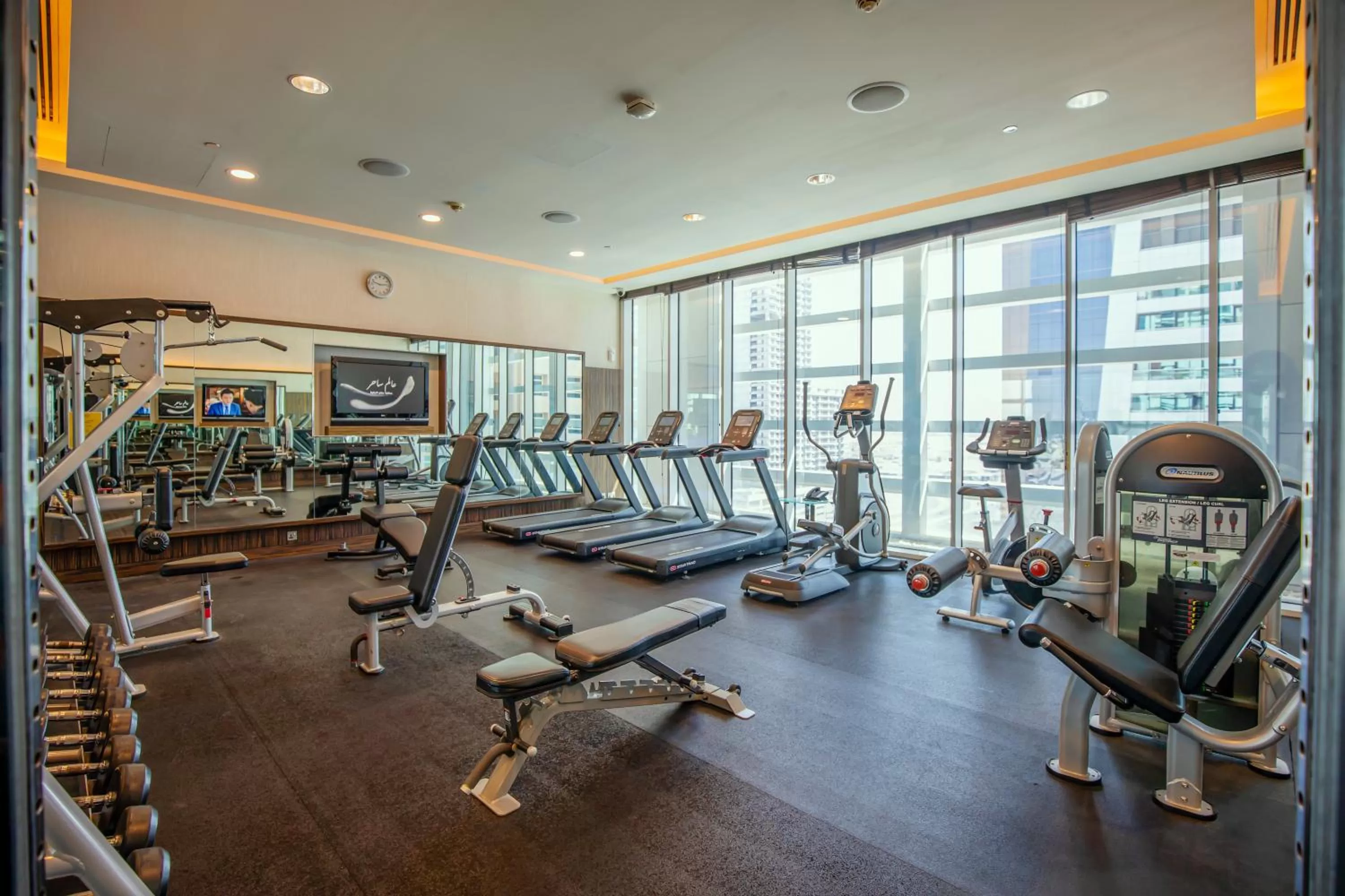 Fitness centre/facilities in voco - Bonnington Dubai by IHG