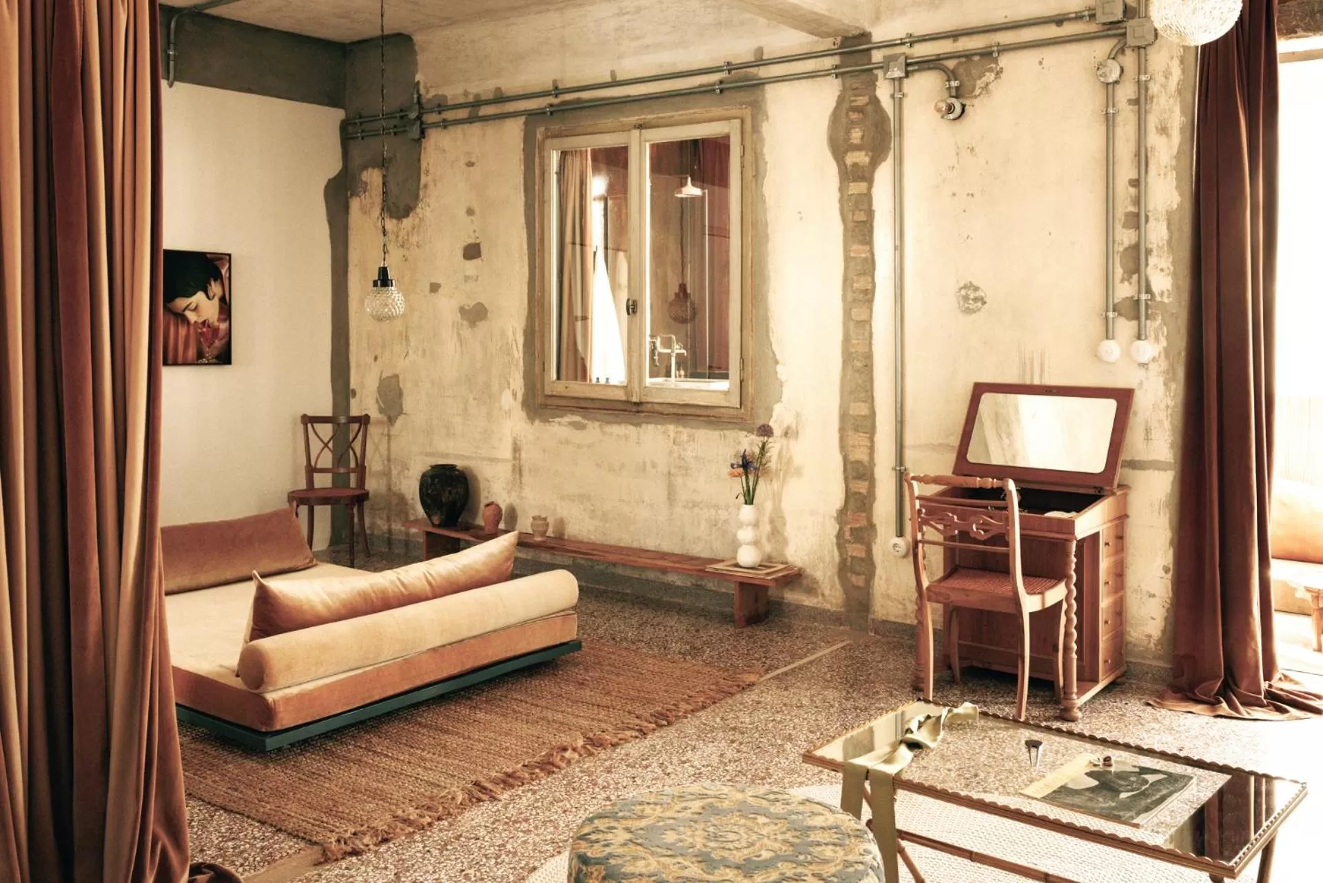 Living room in Mona Athens