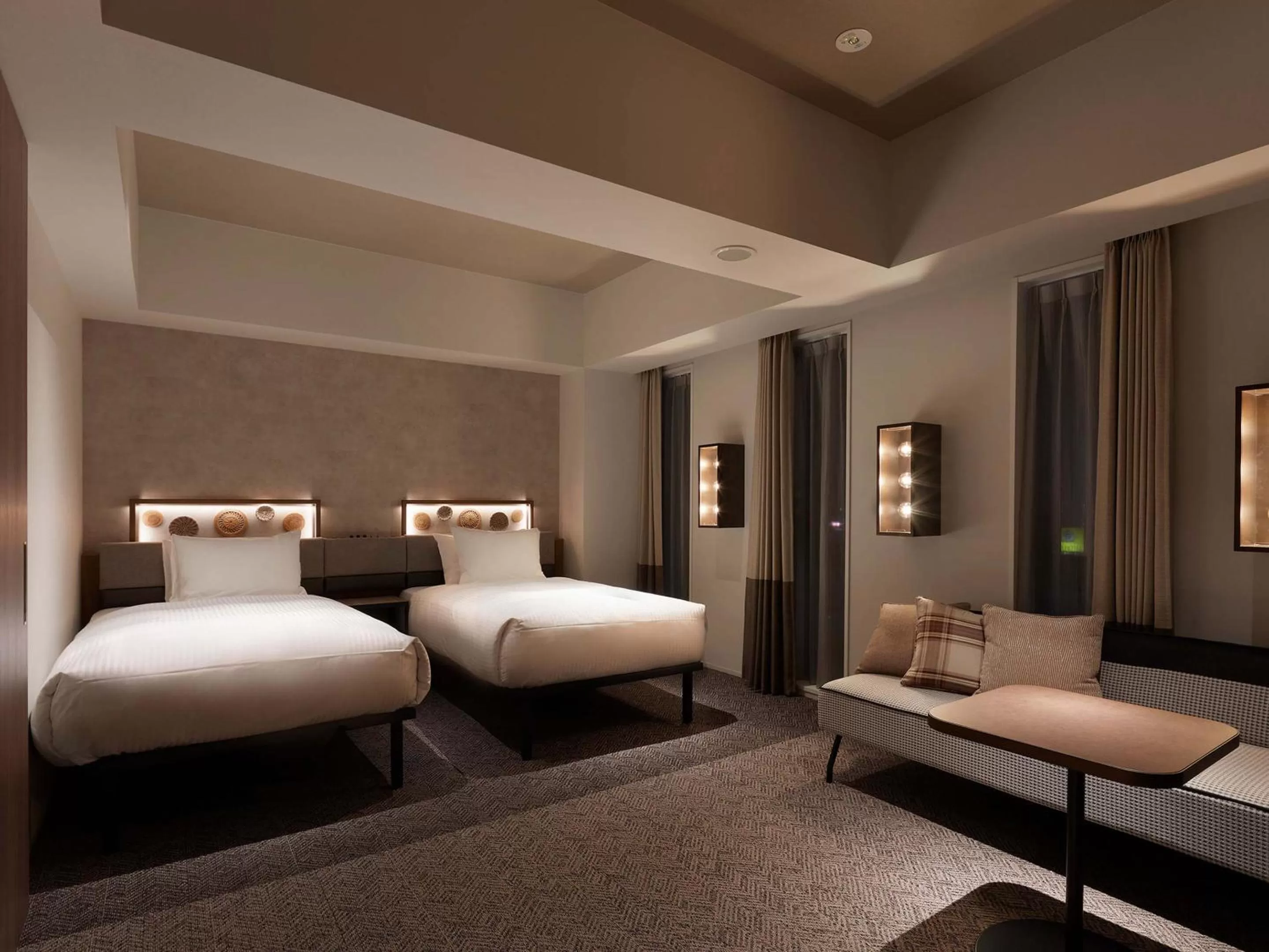 Photo of the whole room, Bed in Susukino Granbell Hotel