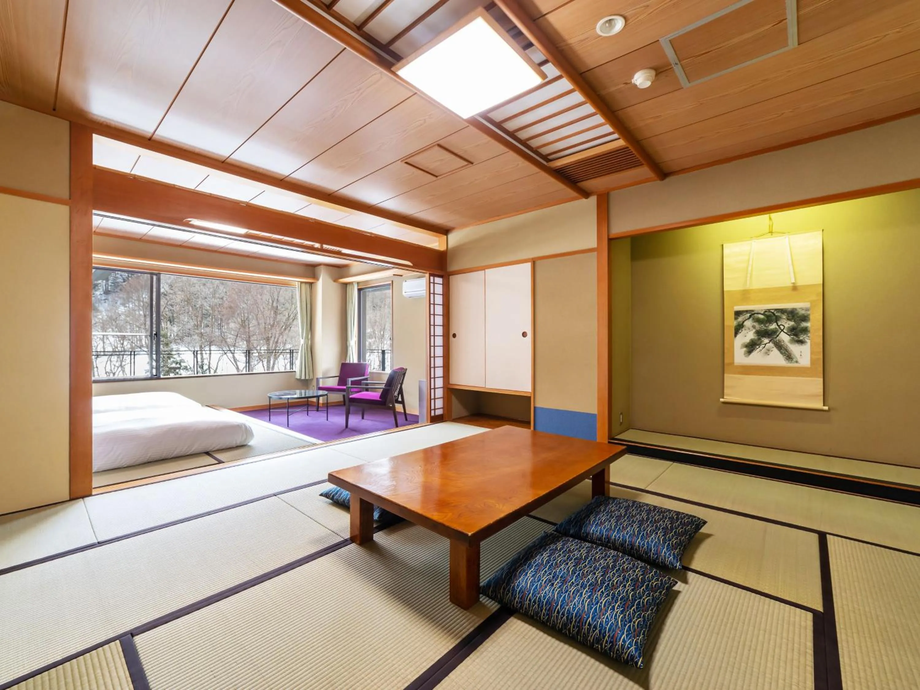 Photo of the whole room, Bed in KAMENOI HOTEL Nikko Yunishigawa All-Inclusive Resort