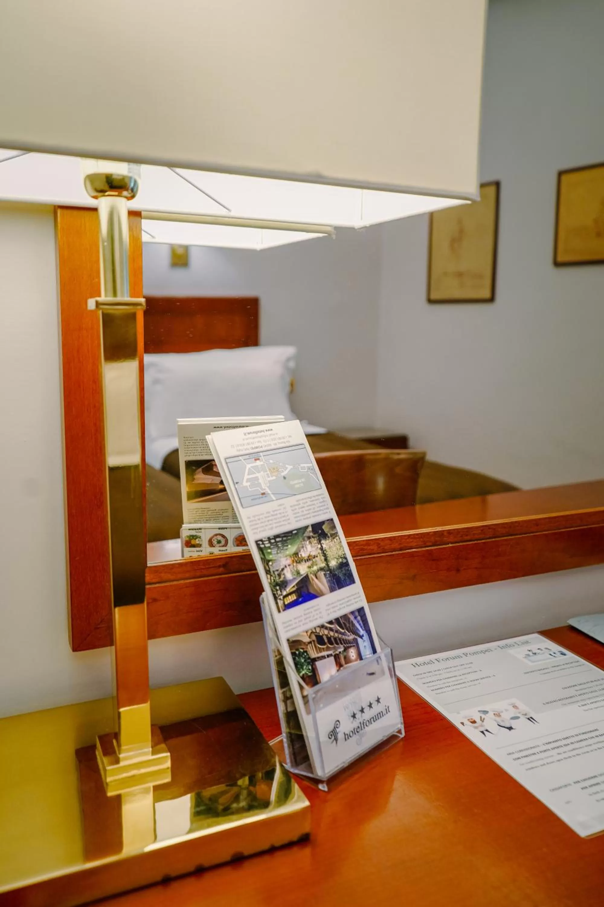 Decorative detail, Bed in Hotel Forum