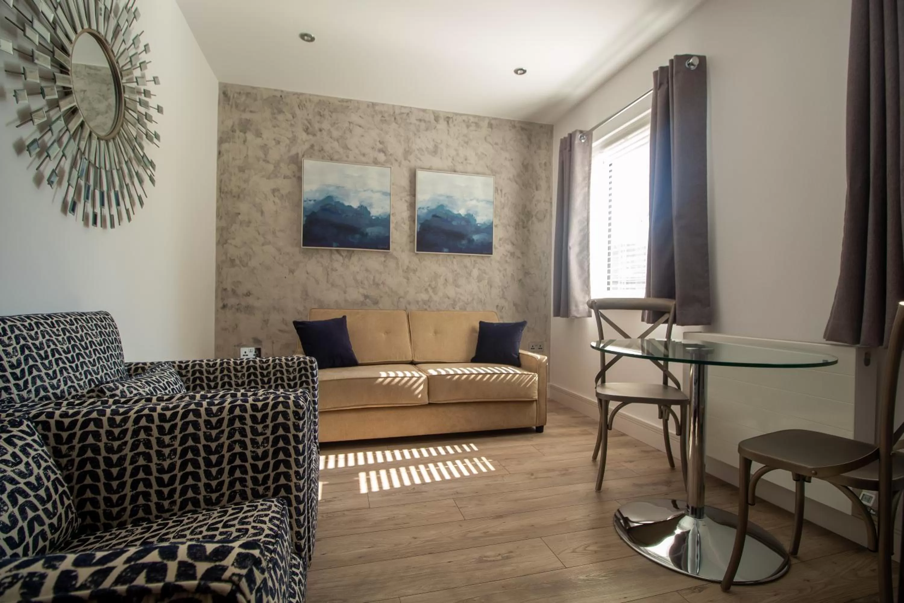 Living room in Signature Suites