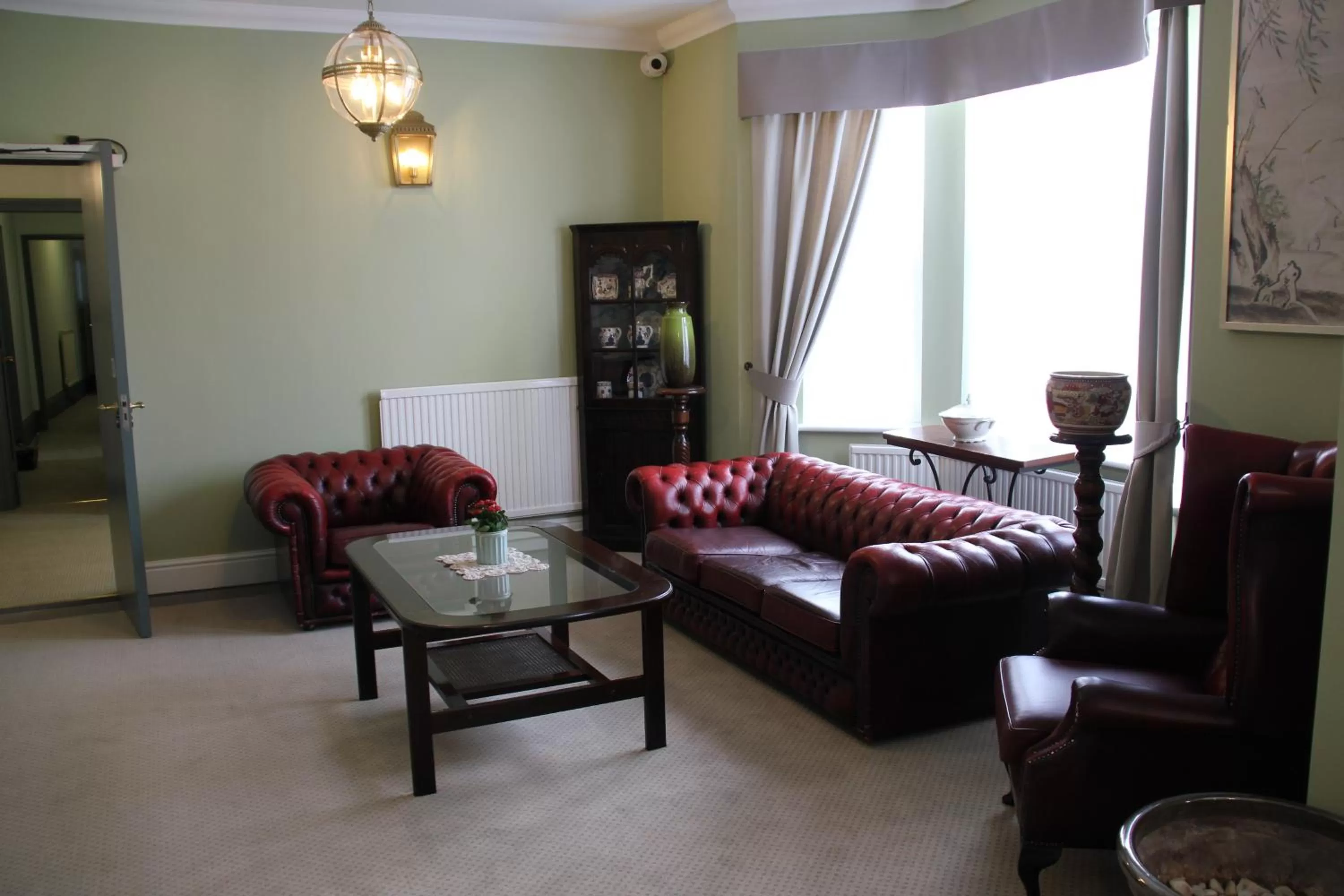 Seating area in Centennial Hotel