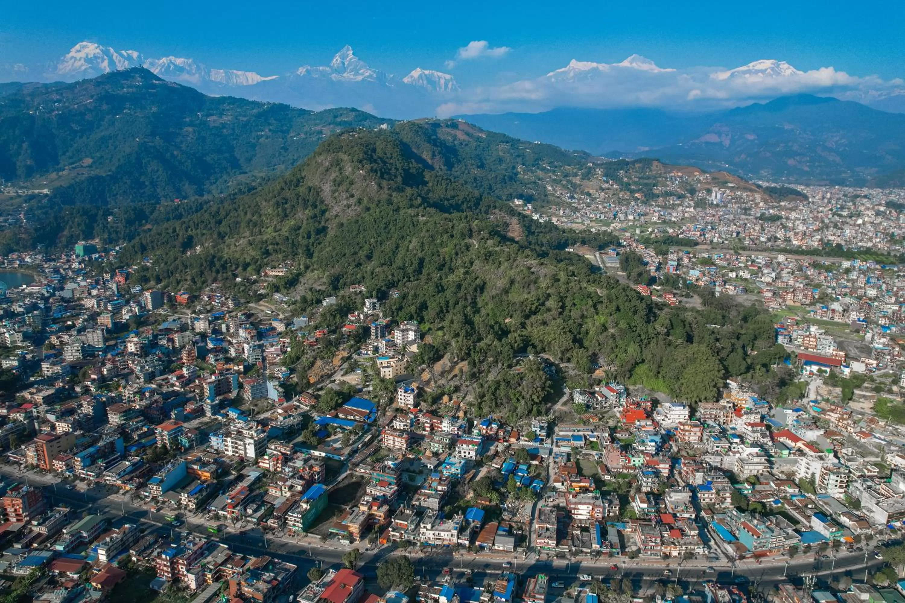 Landmark view, Bird's-eye View in Hotel Dela Mount Pokhara