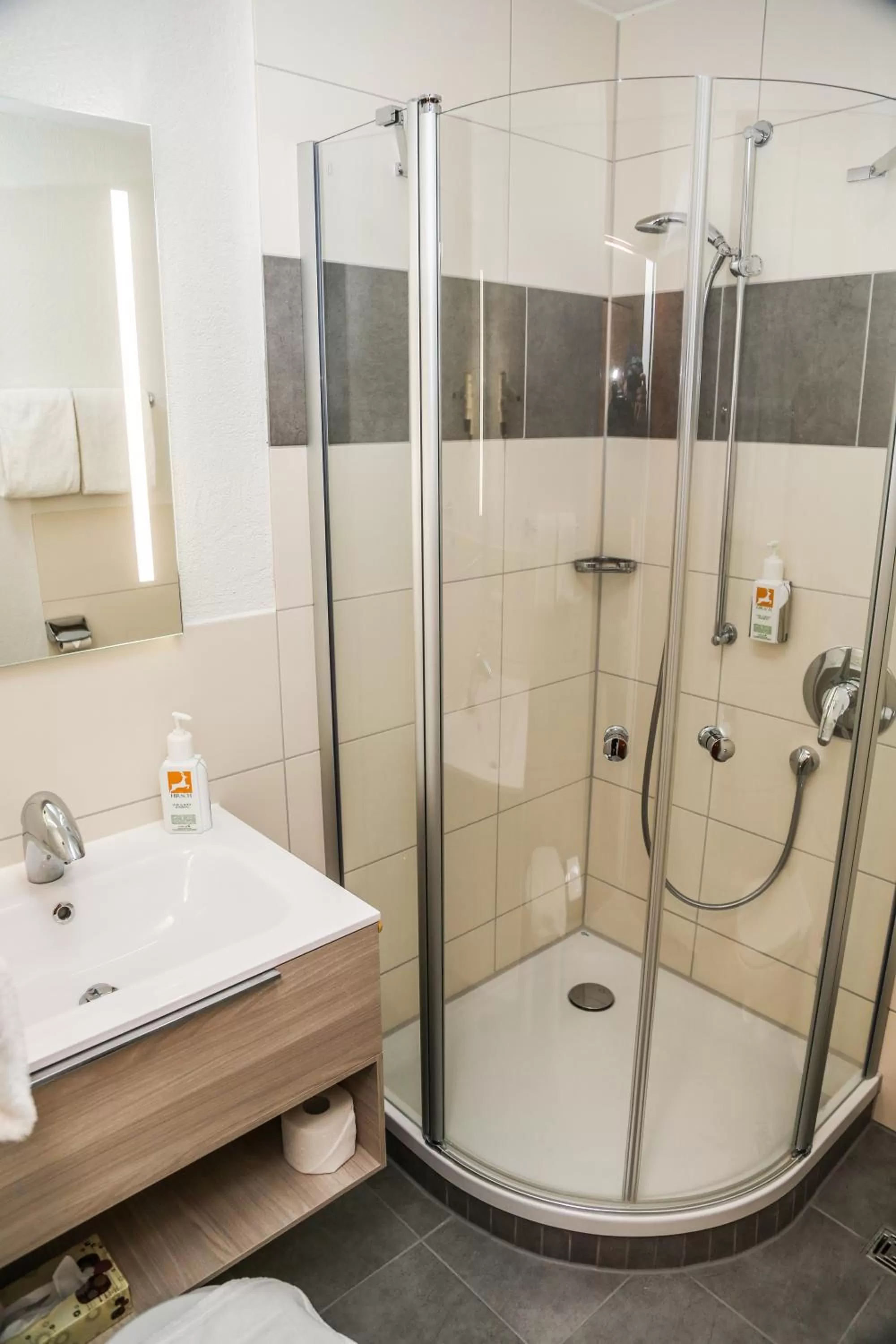 Bathroom in Akzent Hotel Restaurant Hirsch