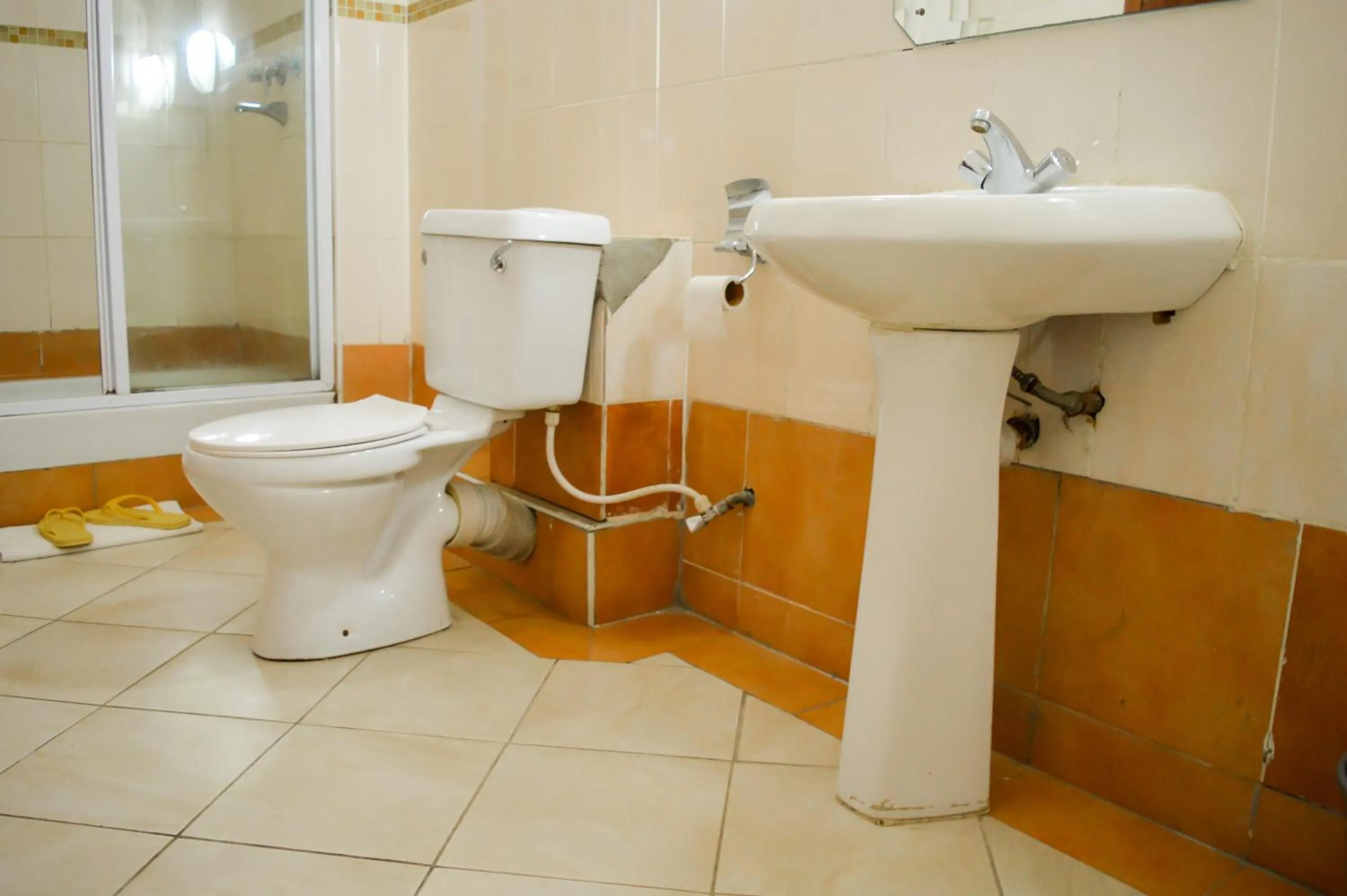 Toilet in Anthena Hotel