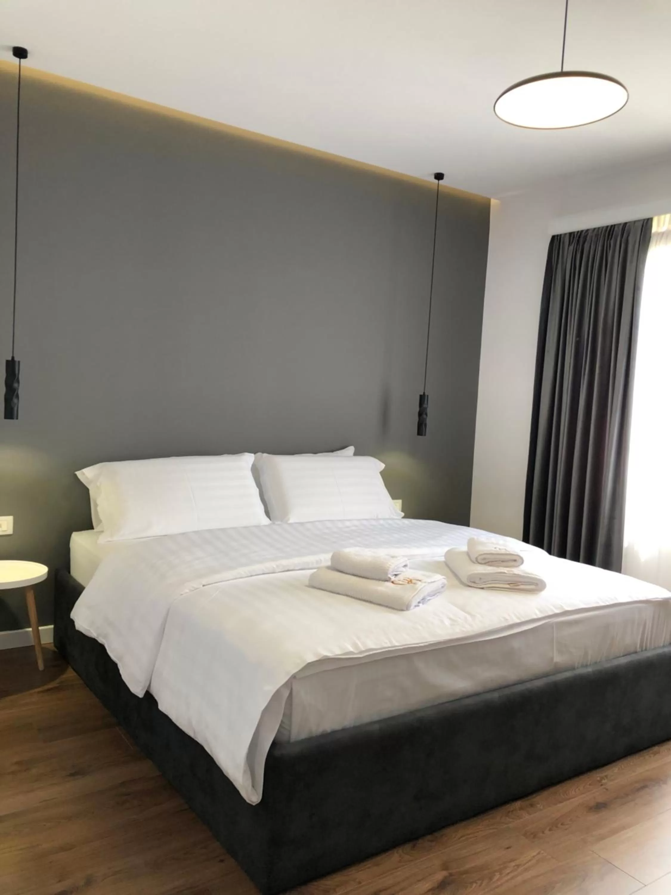 Bed in Grand Hotel Pogradec