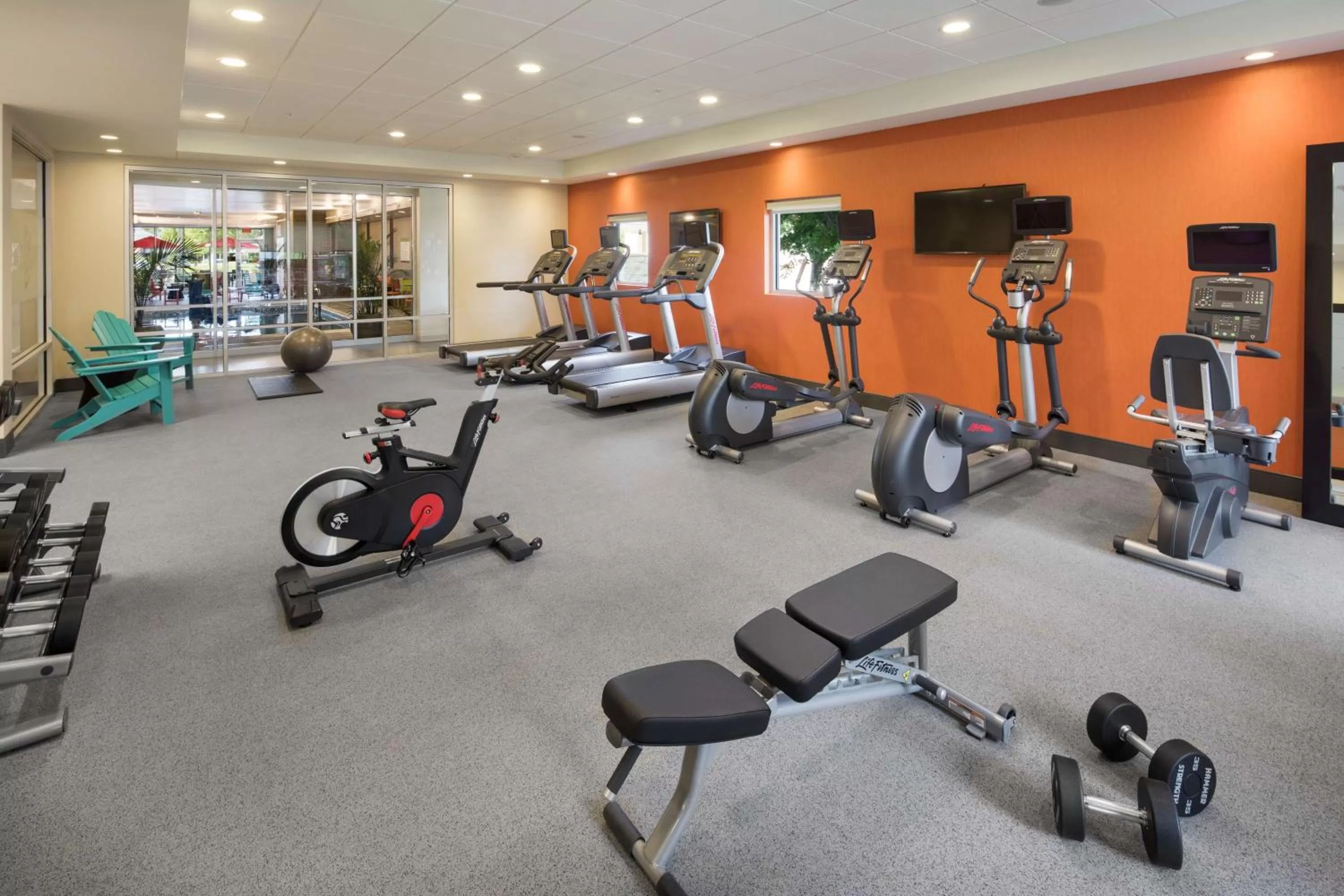 Fitness centre/facilities in Home2 Suites By Hilton Mishawaka South Bend