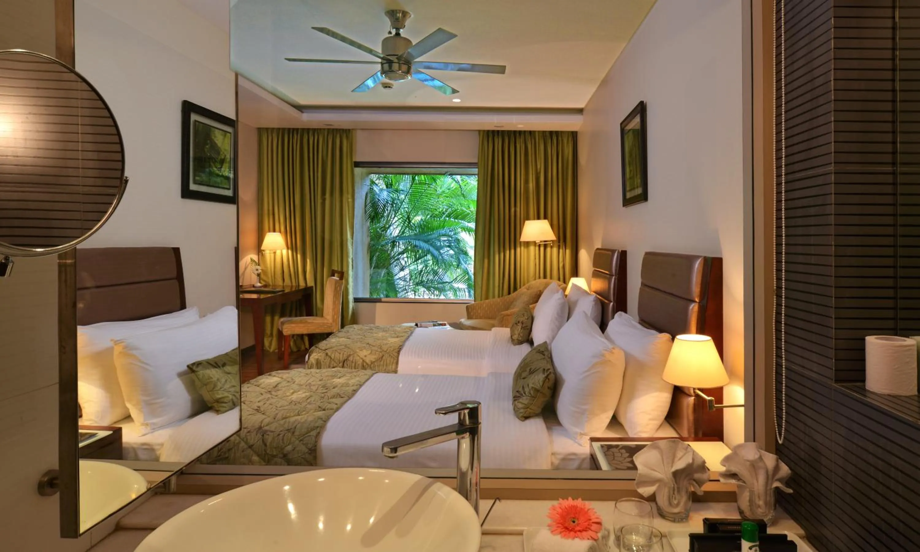 Bathroom, Bed in The Corinthians Resort