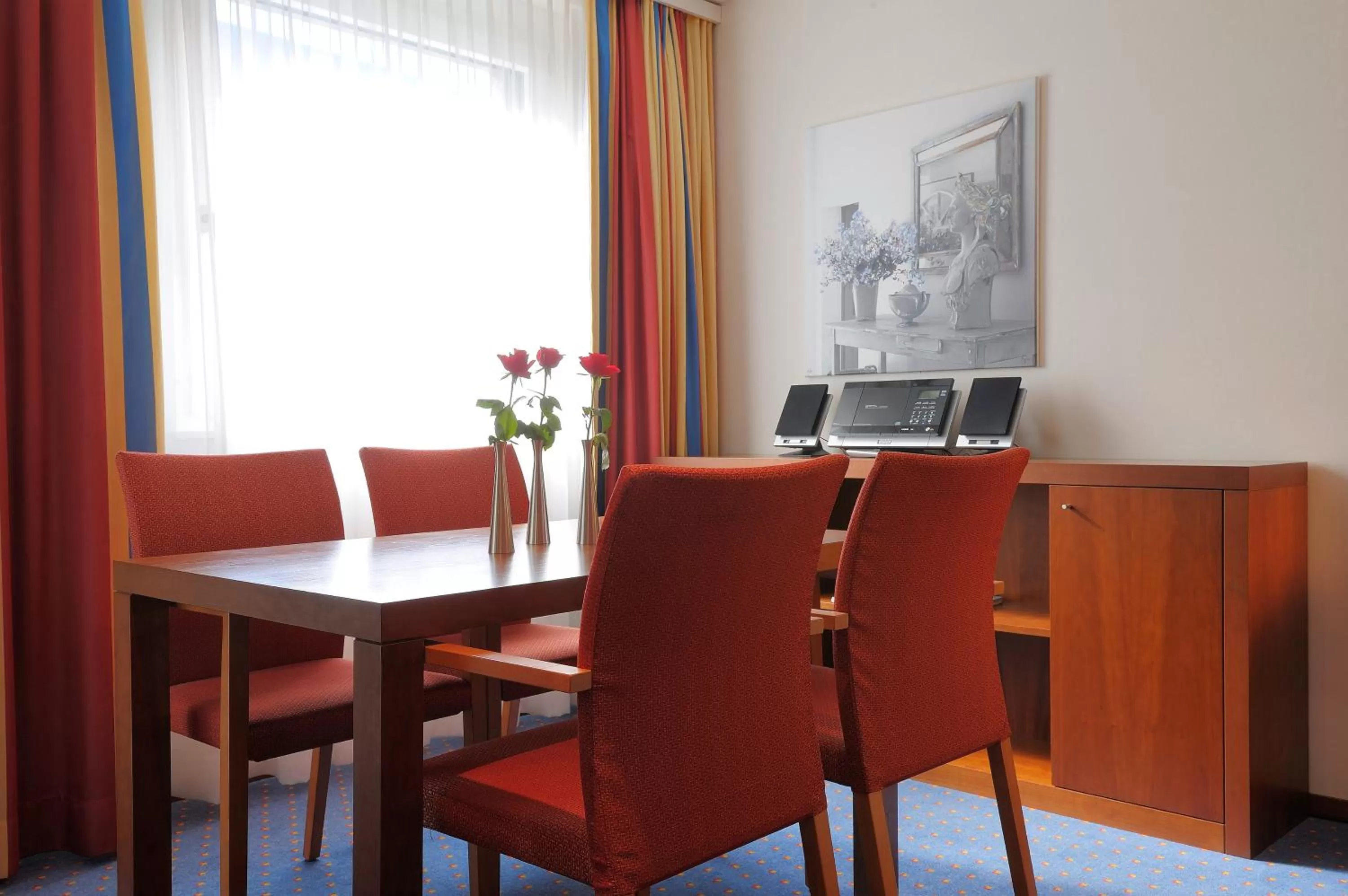 Seating area in Radisson Blu Hotel, St. Gallen