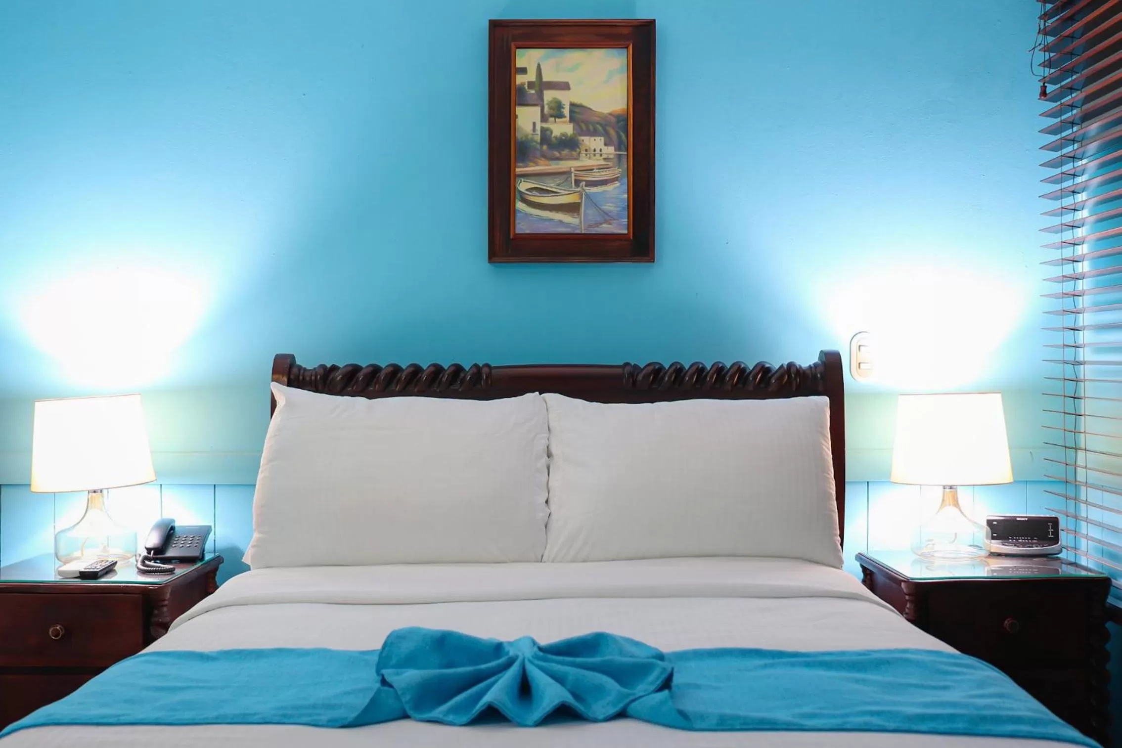 Bed in Hotel Victoriano