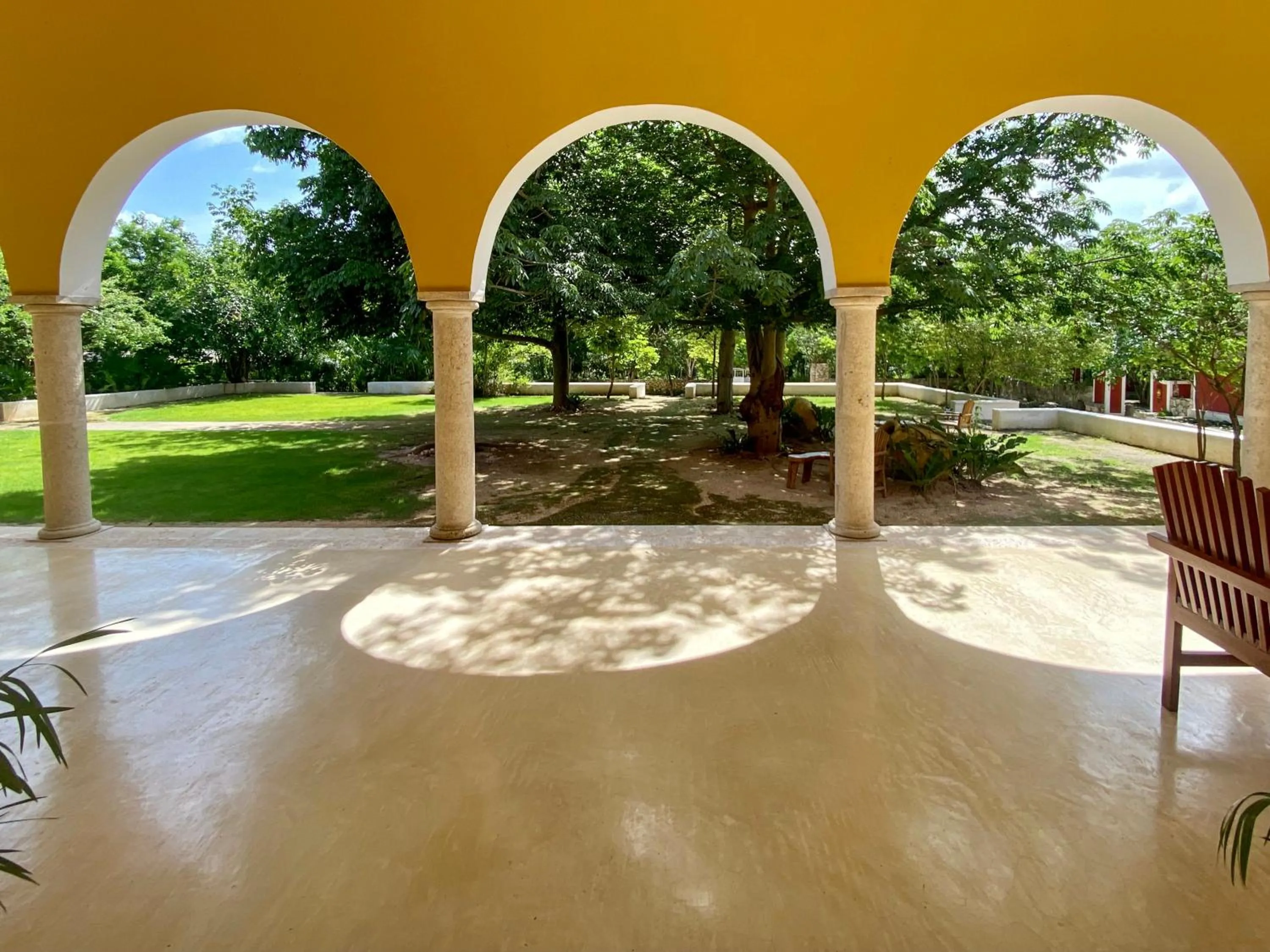 Patio in Wakax Hacienda - Cenote & Boutique Hotel - Small Luxury Hotels of the World