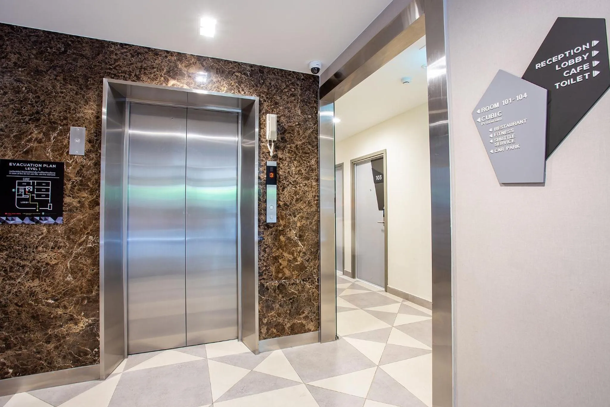 Lobby or reception in Spittze Hotel Pratunam