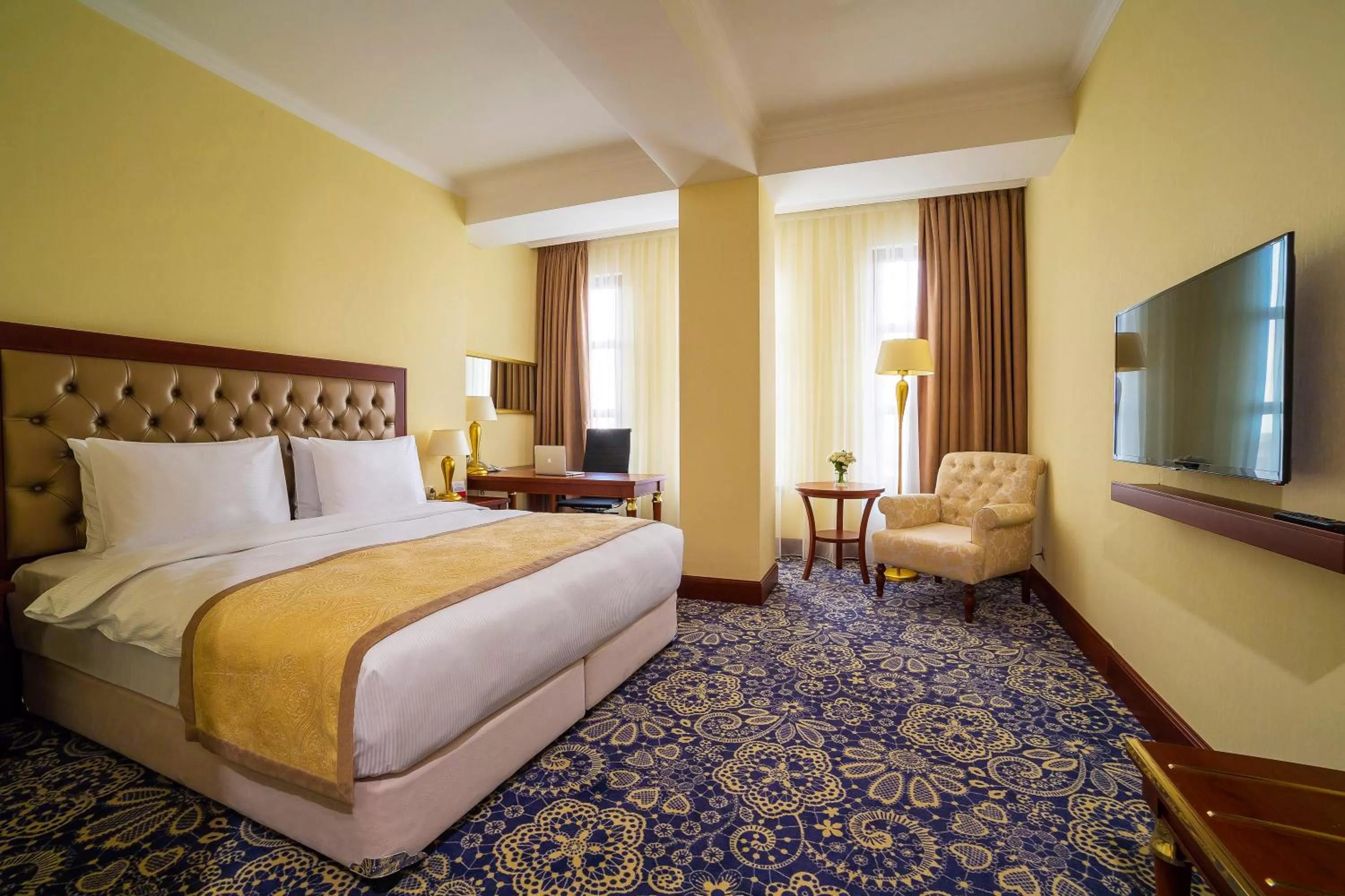 Bedroom, Bed in Ramada by Wyndham Almaty