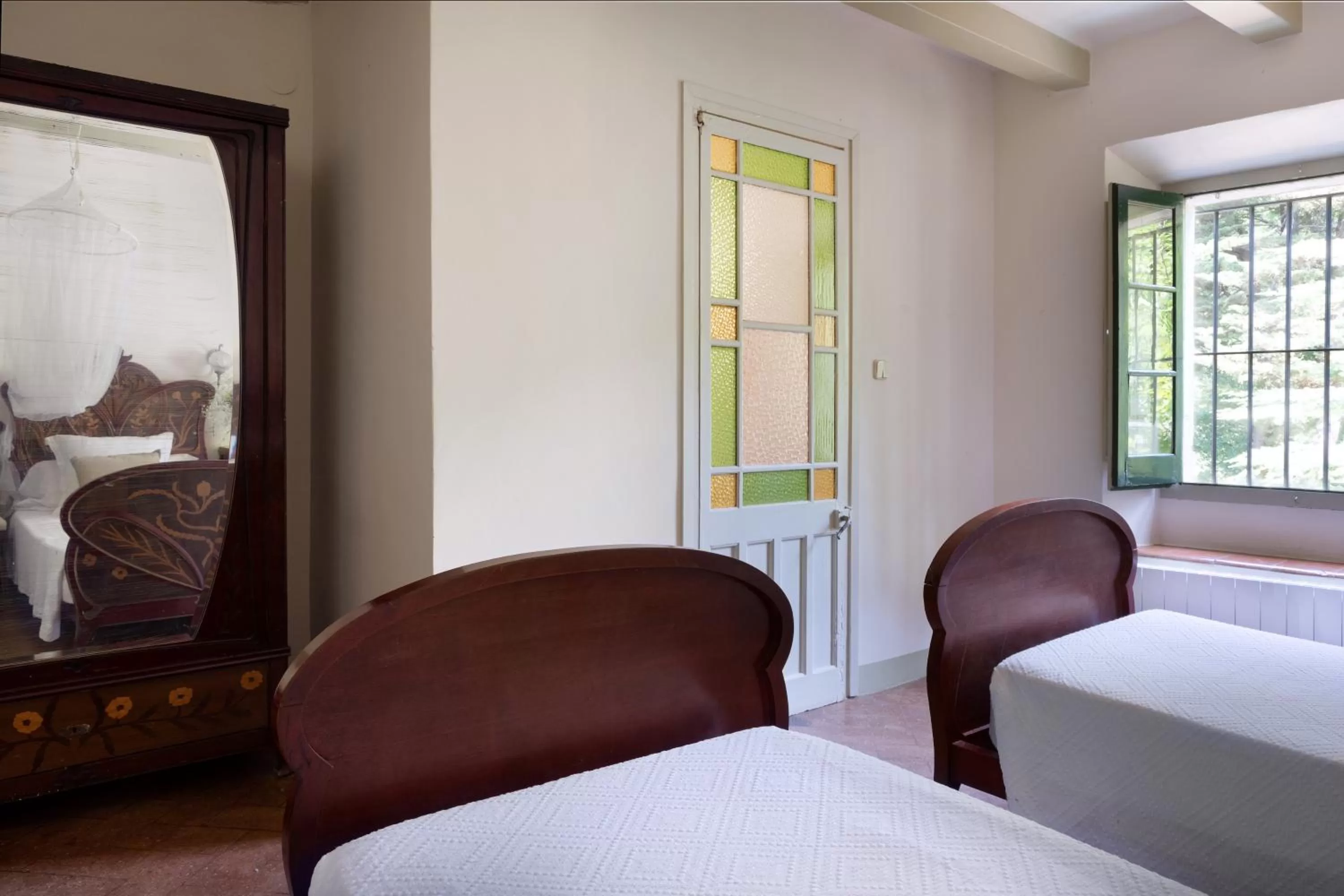 Decorative detail, Bed in B&B Can Casadella