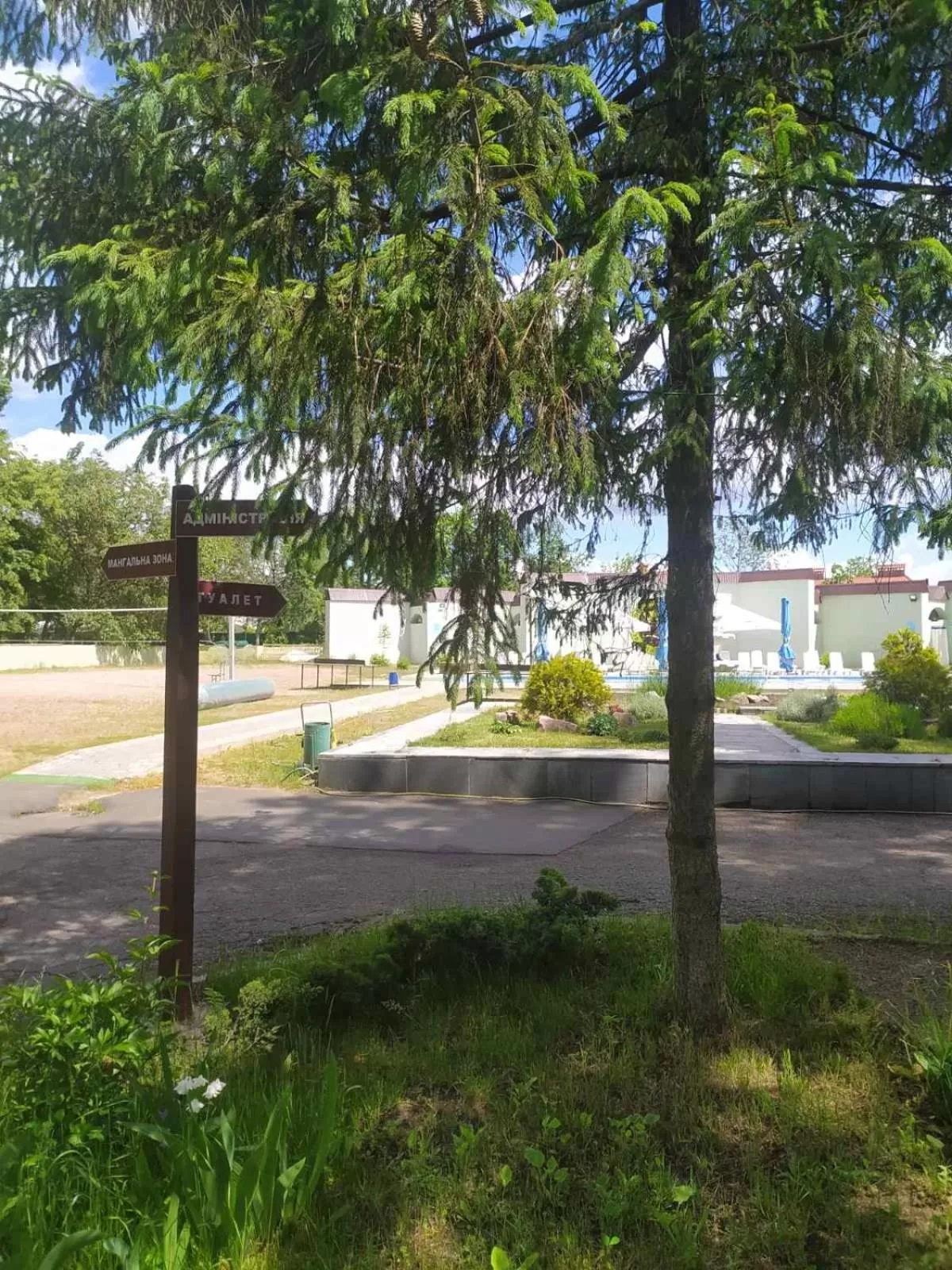 On site, Garden in Zelenyi Kampus