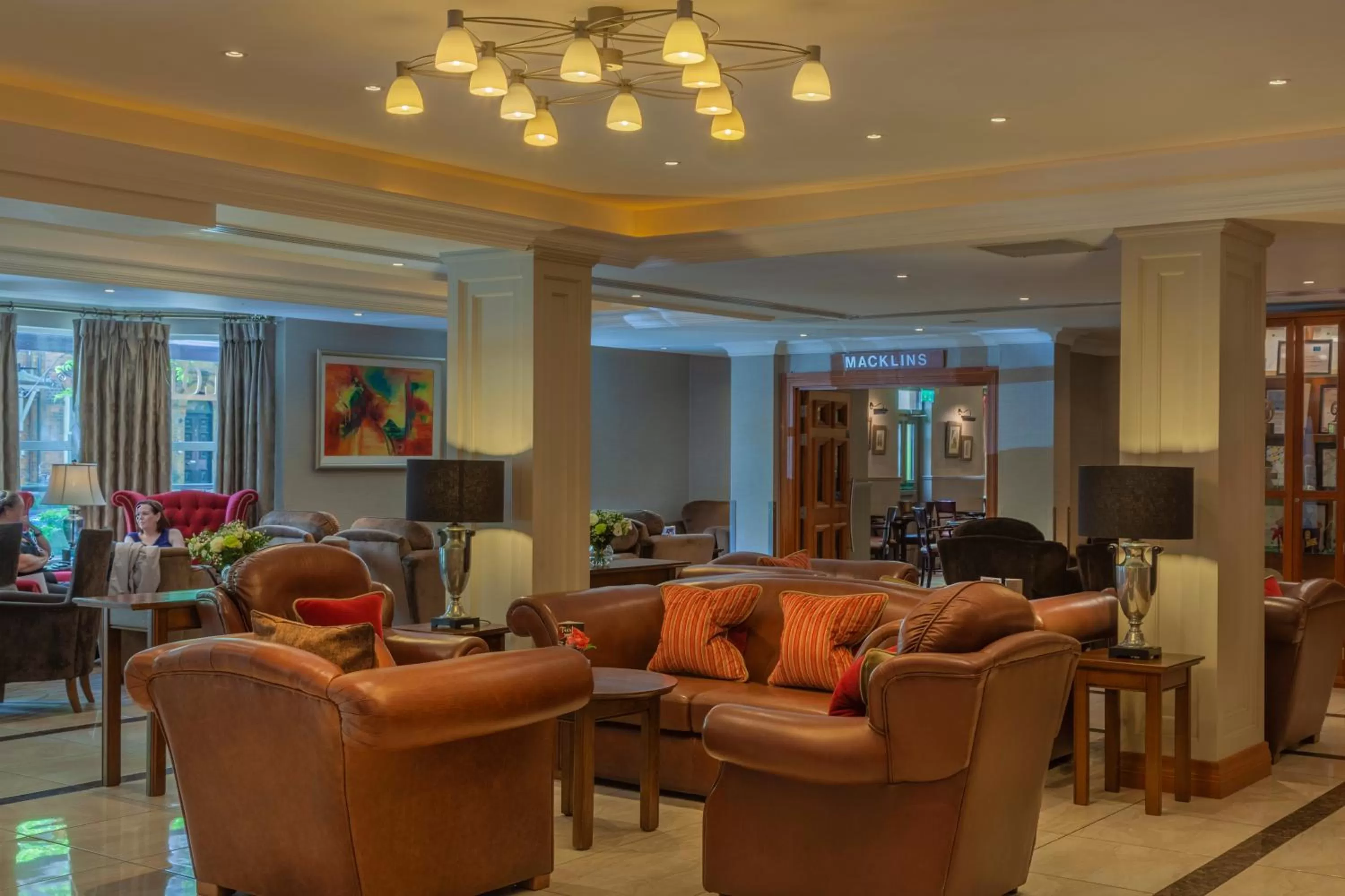 Lobby or reception in The Malone Hotel