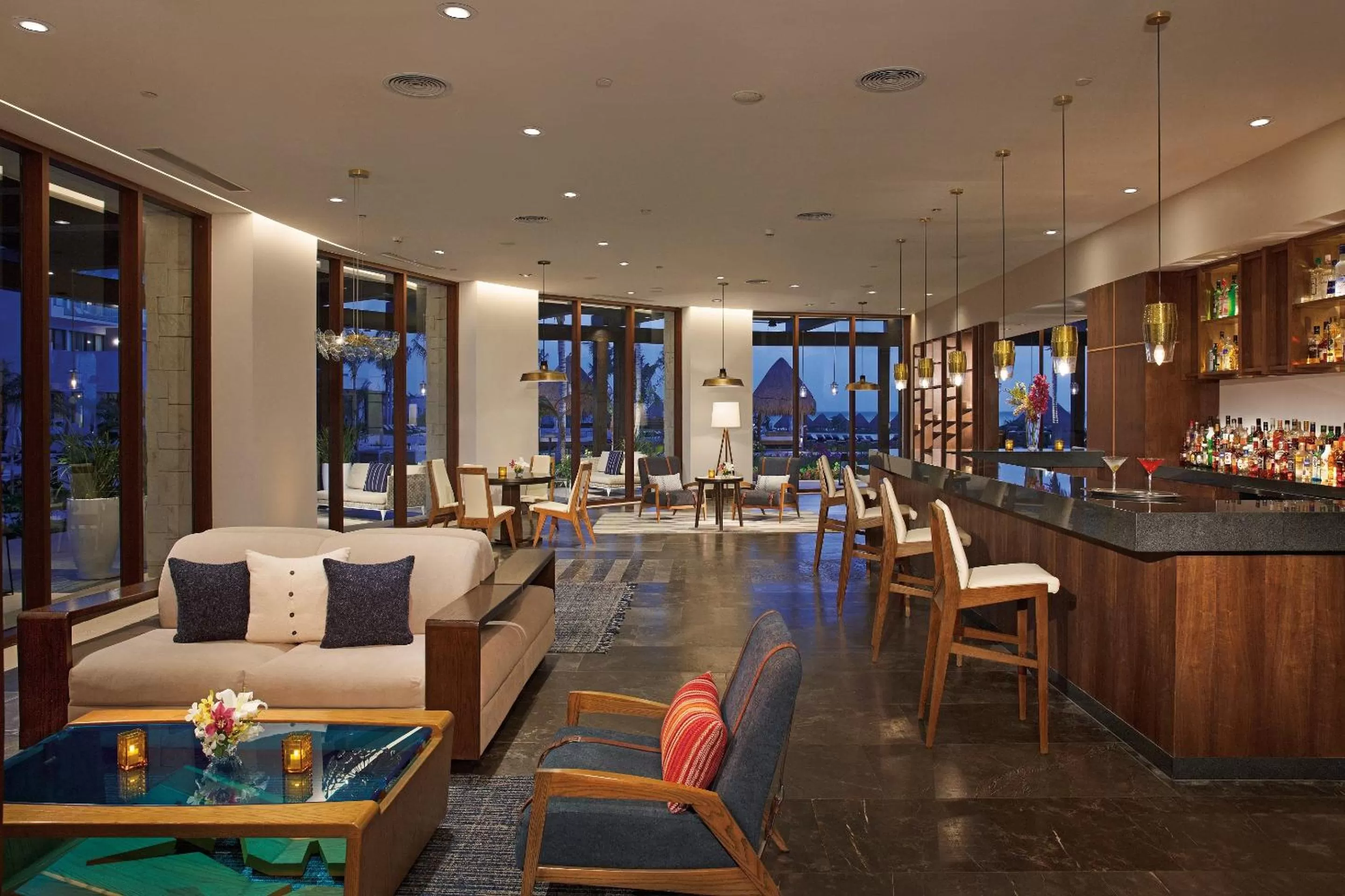 Patio in Dreams Playa Mujeres Golf & Spa Resort - All Inclusive