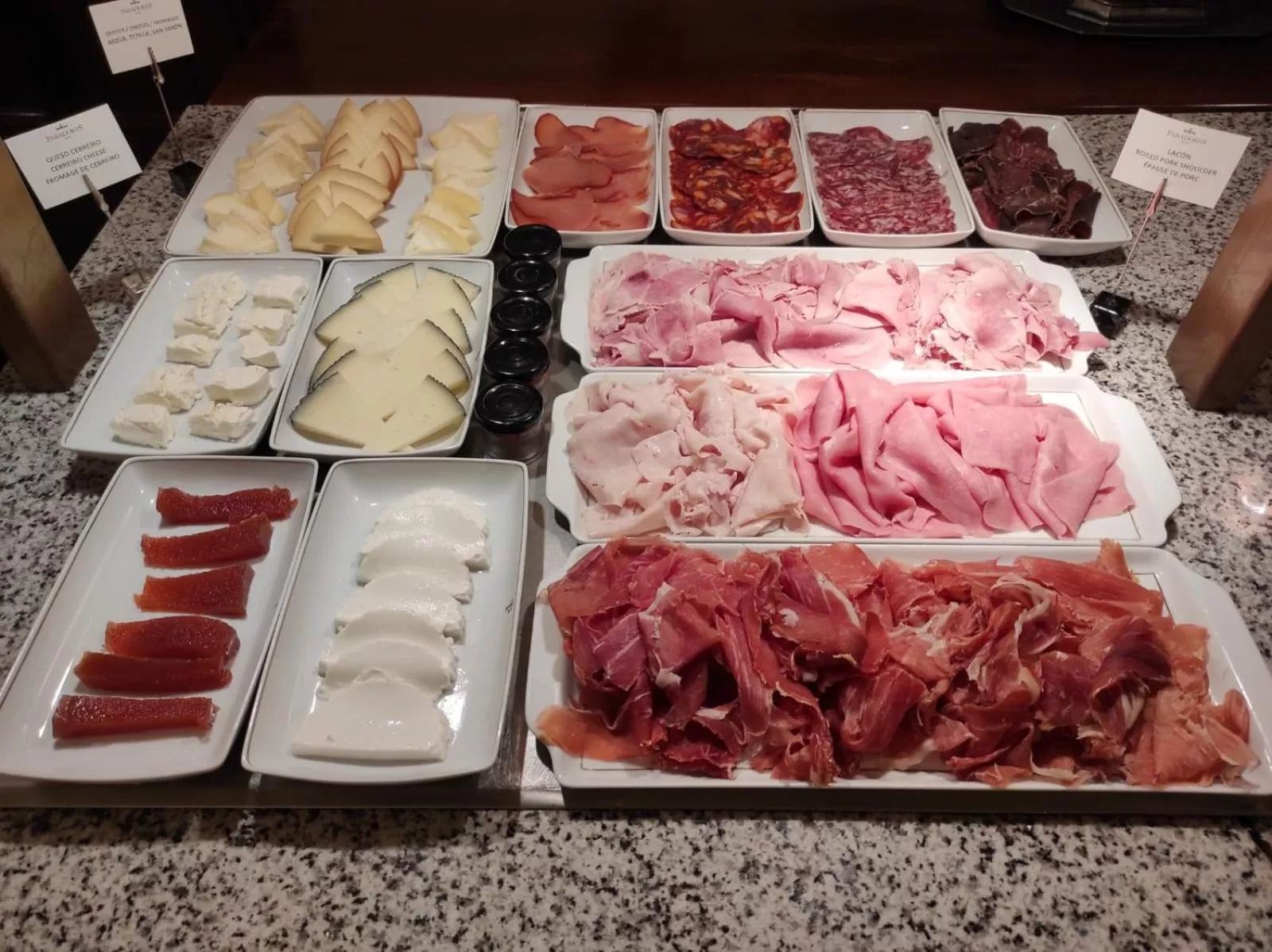 Buffet breakfast in Parador de Ferrol