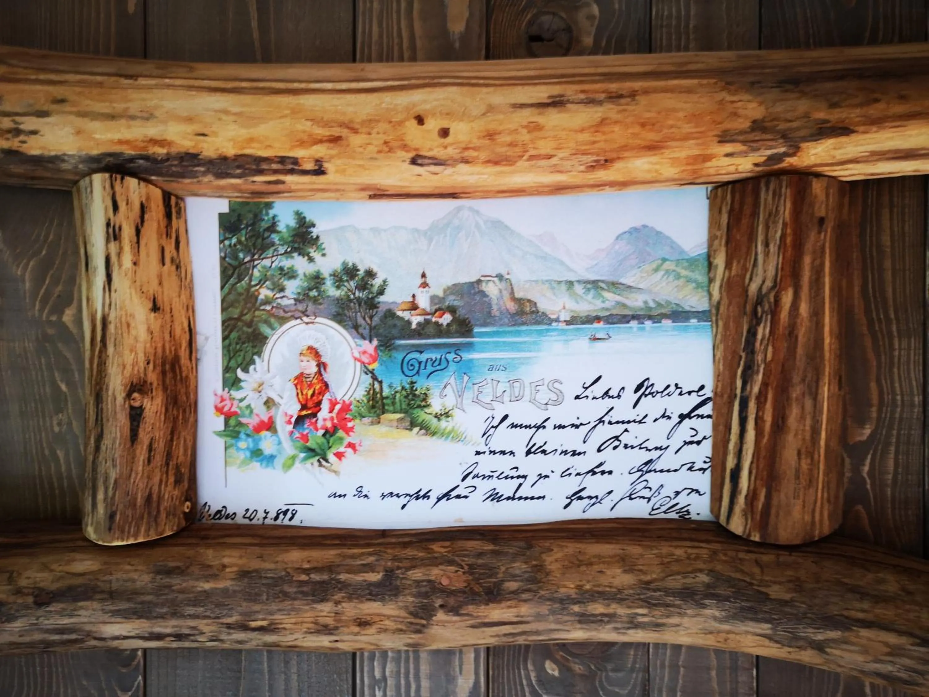 Decorative detail in Ribno Alpine Hotel