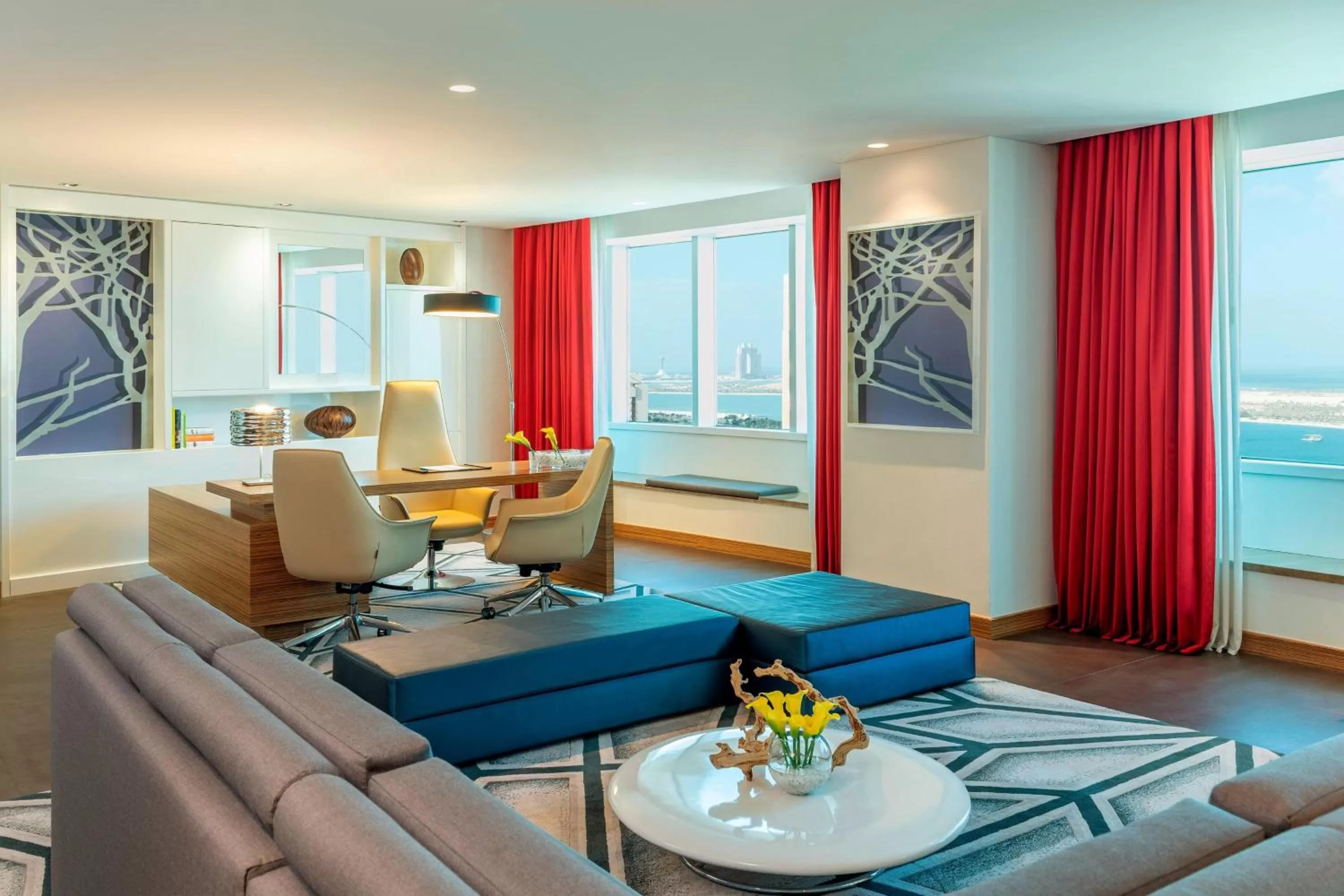 Living room in Le Royal Meridien Abu Dhabi