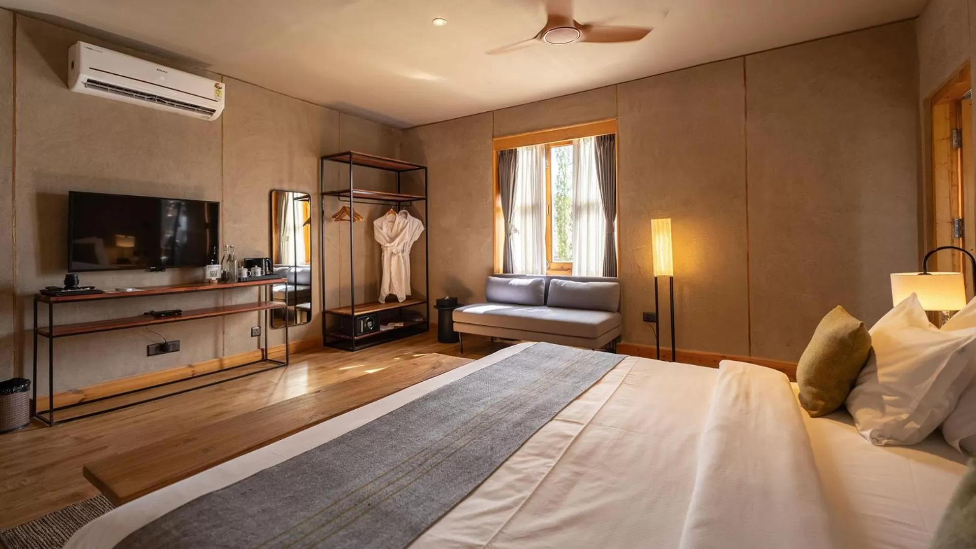 View (from property/room) in Chospa Hotel, Leh