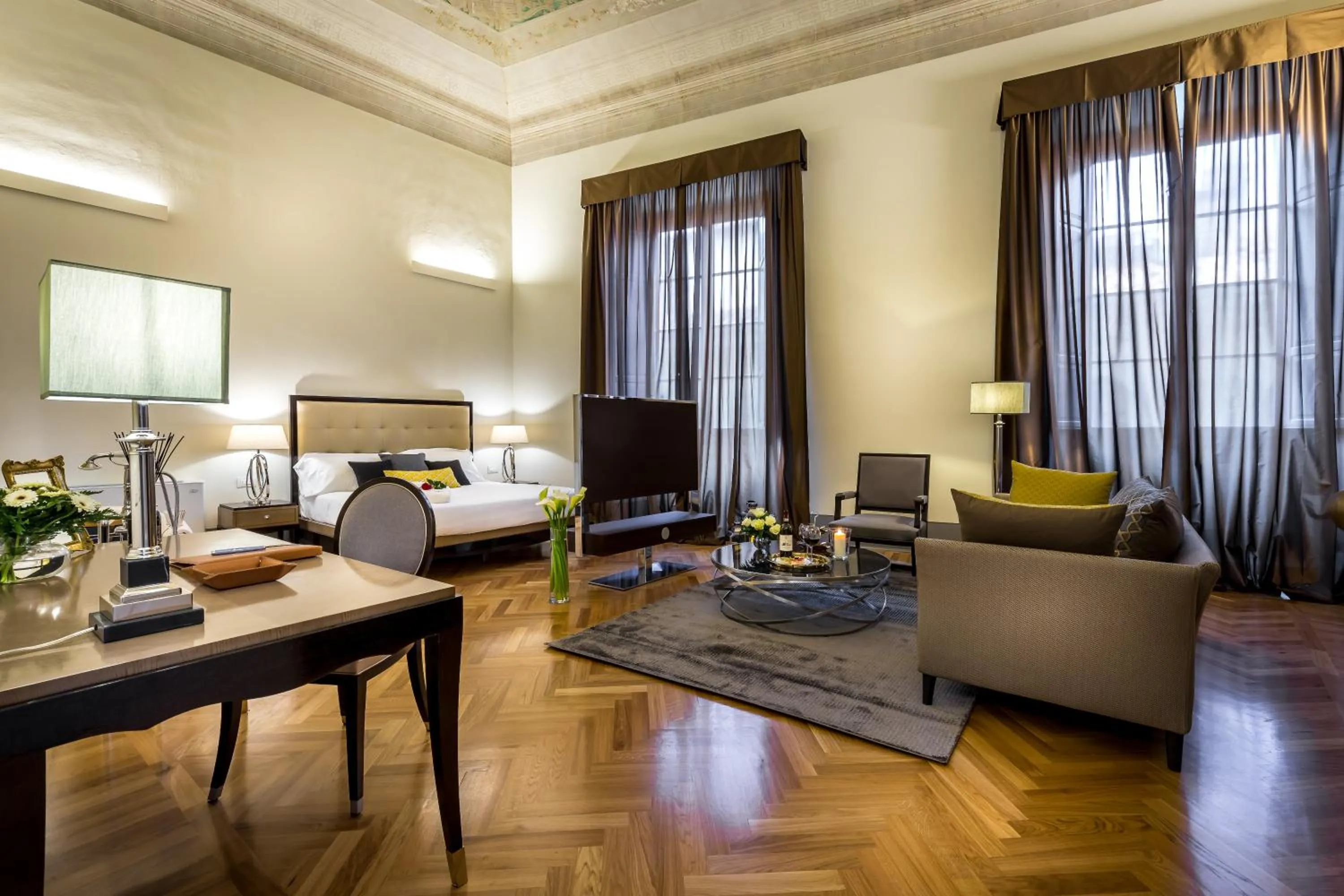 Seating area in Palazzo Ridolfi - Residenza d'Epoca